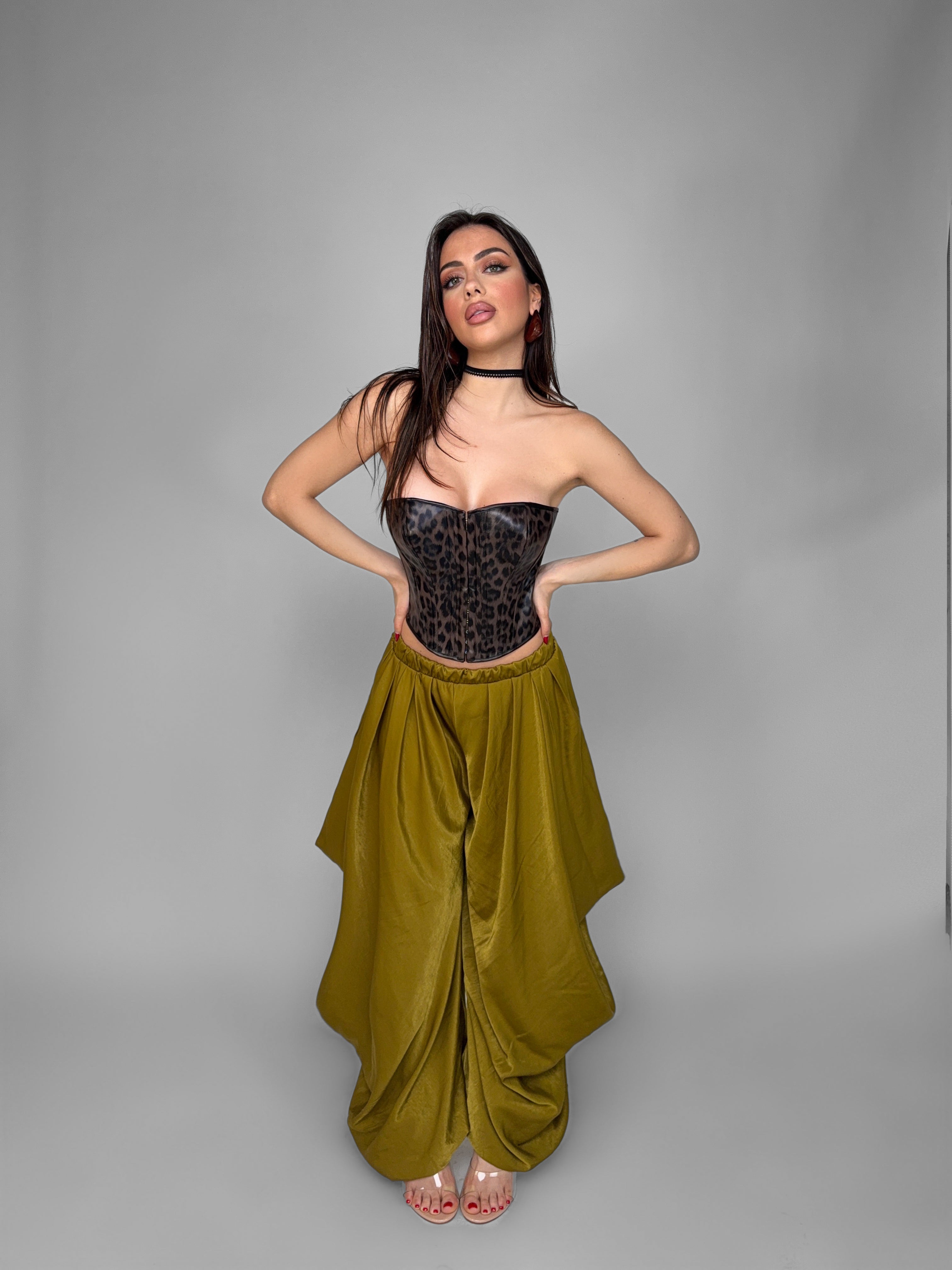 Total Look Harem Green