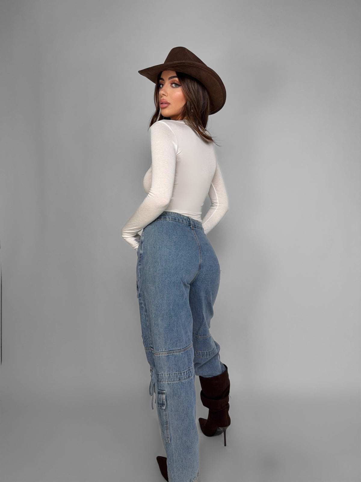 Jeans Bow Pocket