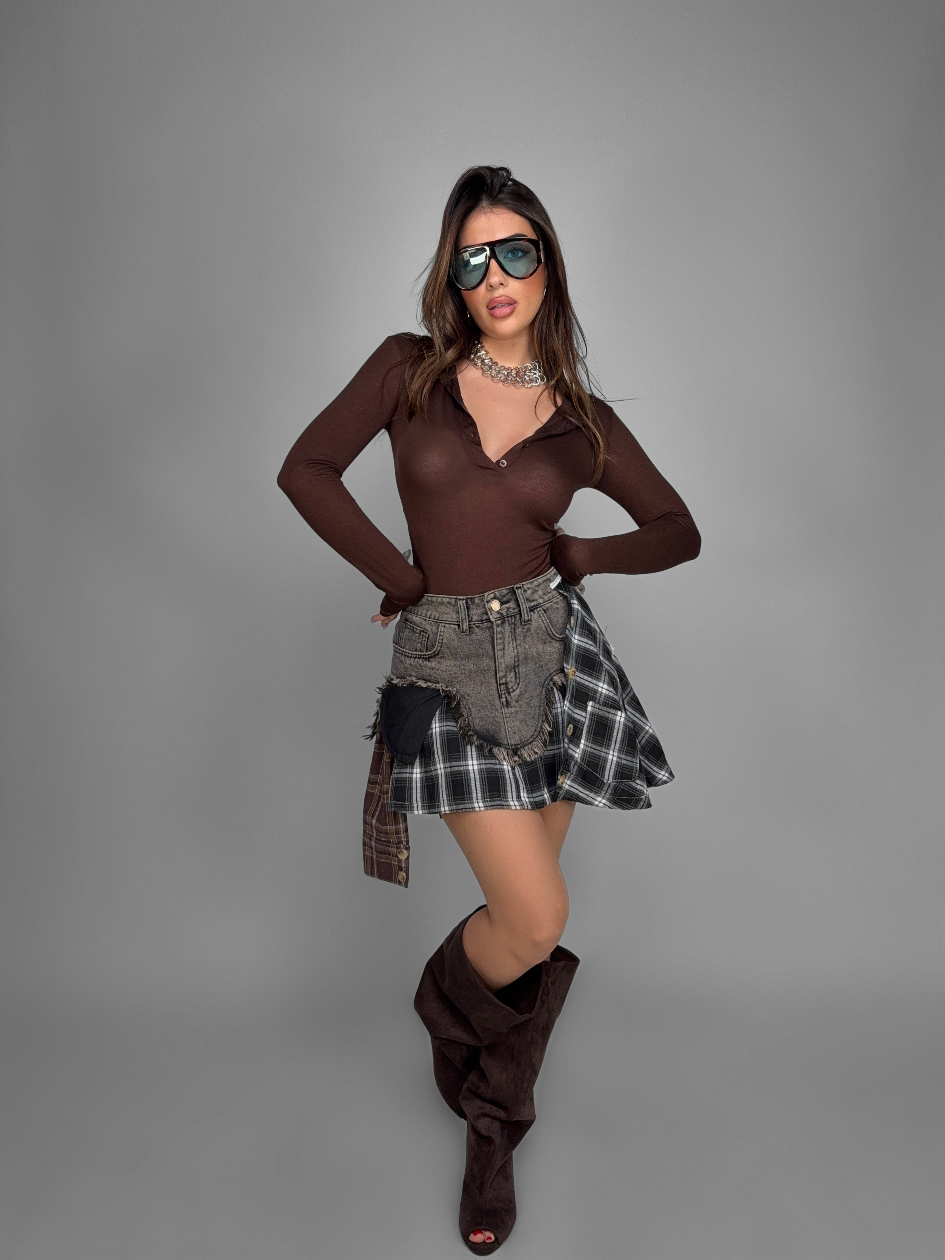 Total Look Minimal Brown