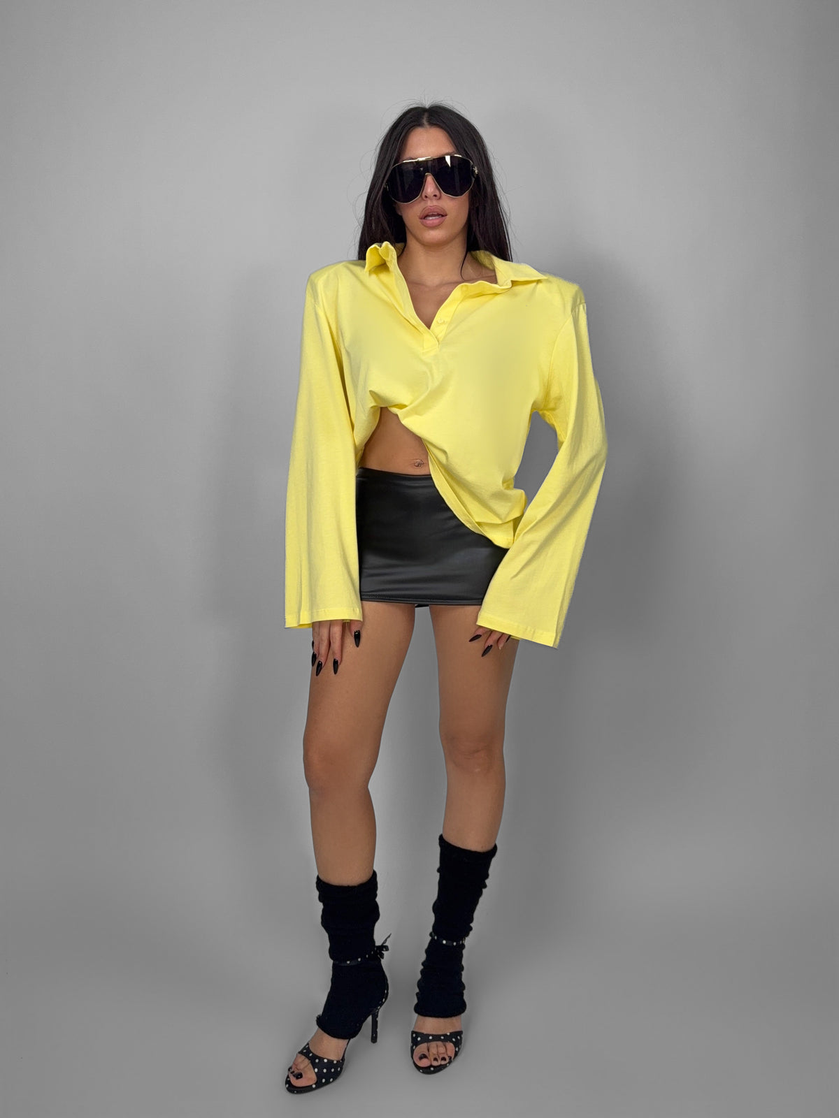 Total Look Polo Yellow