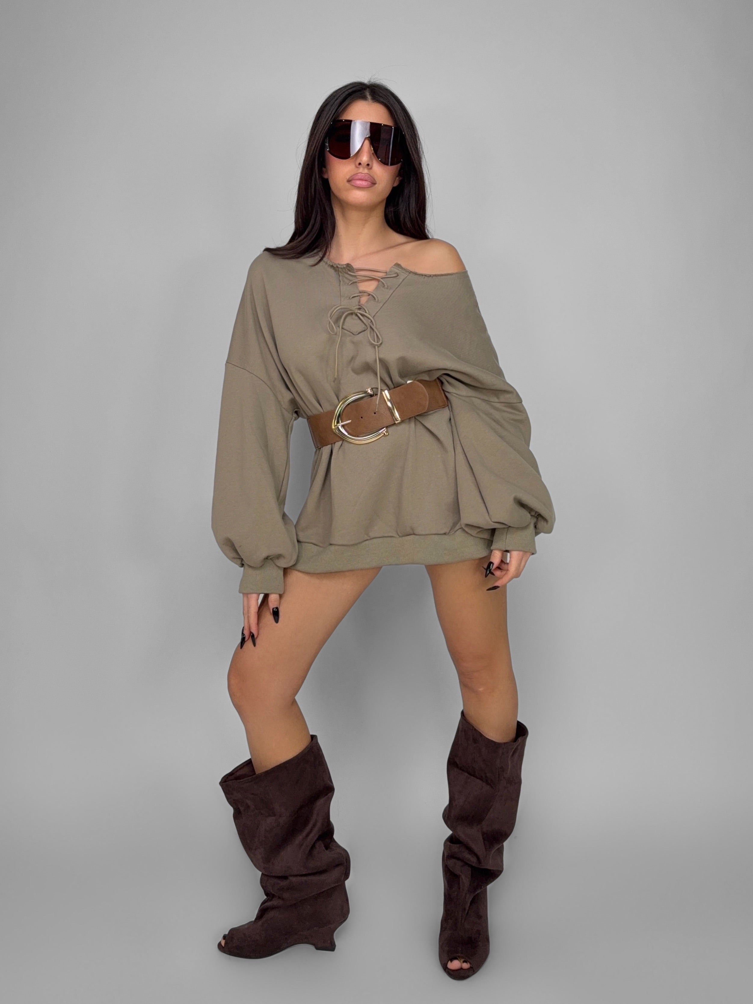Total Look Fashionable Dove Grey