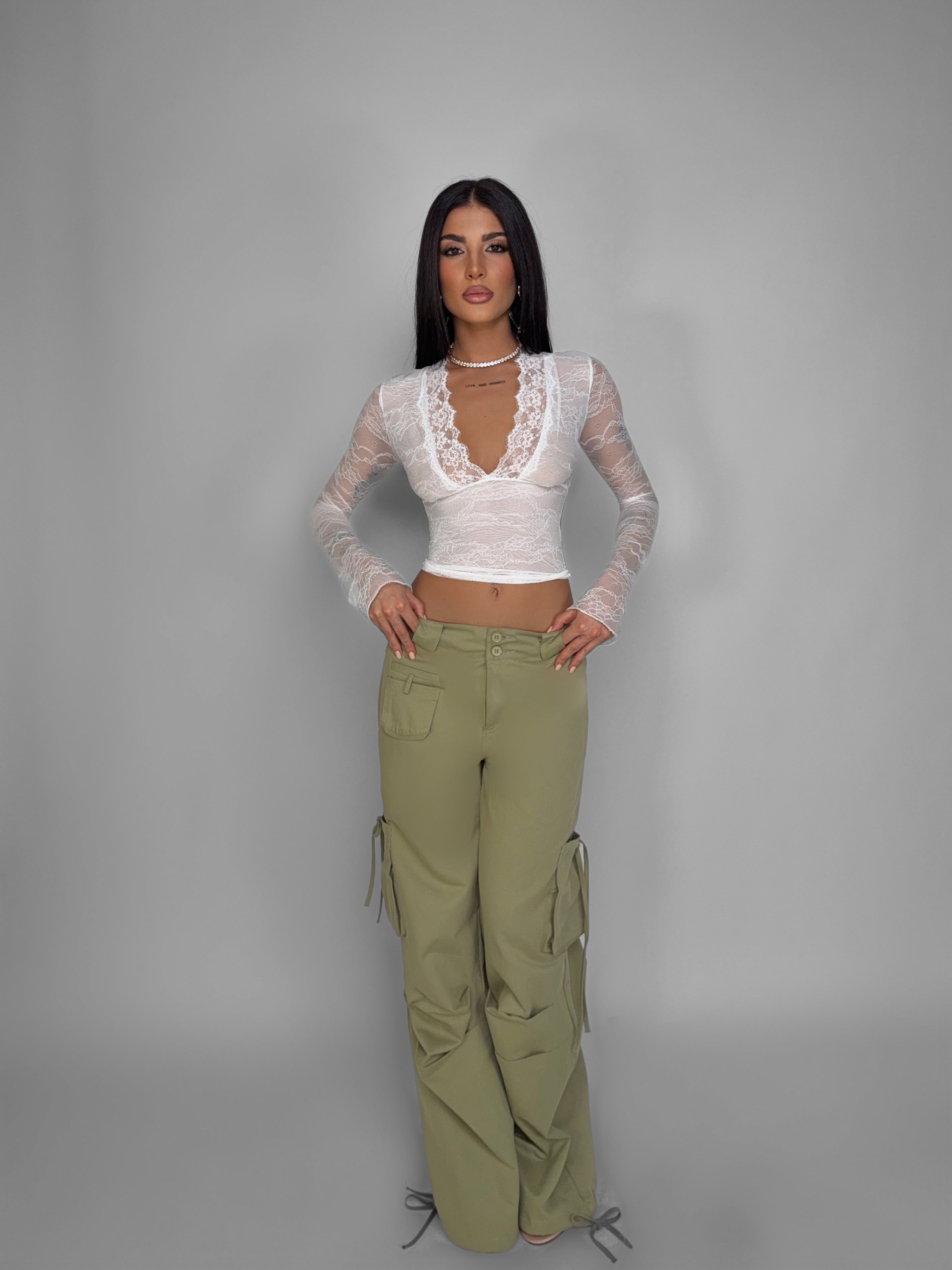 Total Look Sweet Bow Green