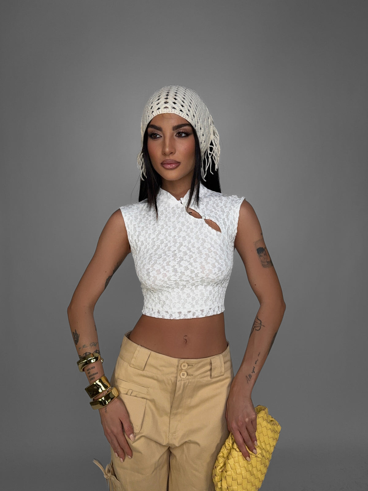 Top Lace Closure-White