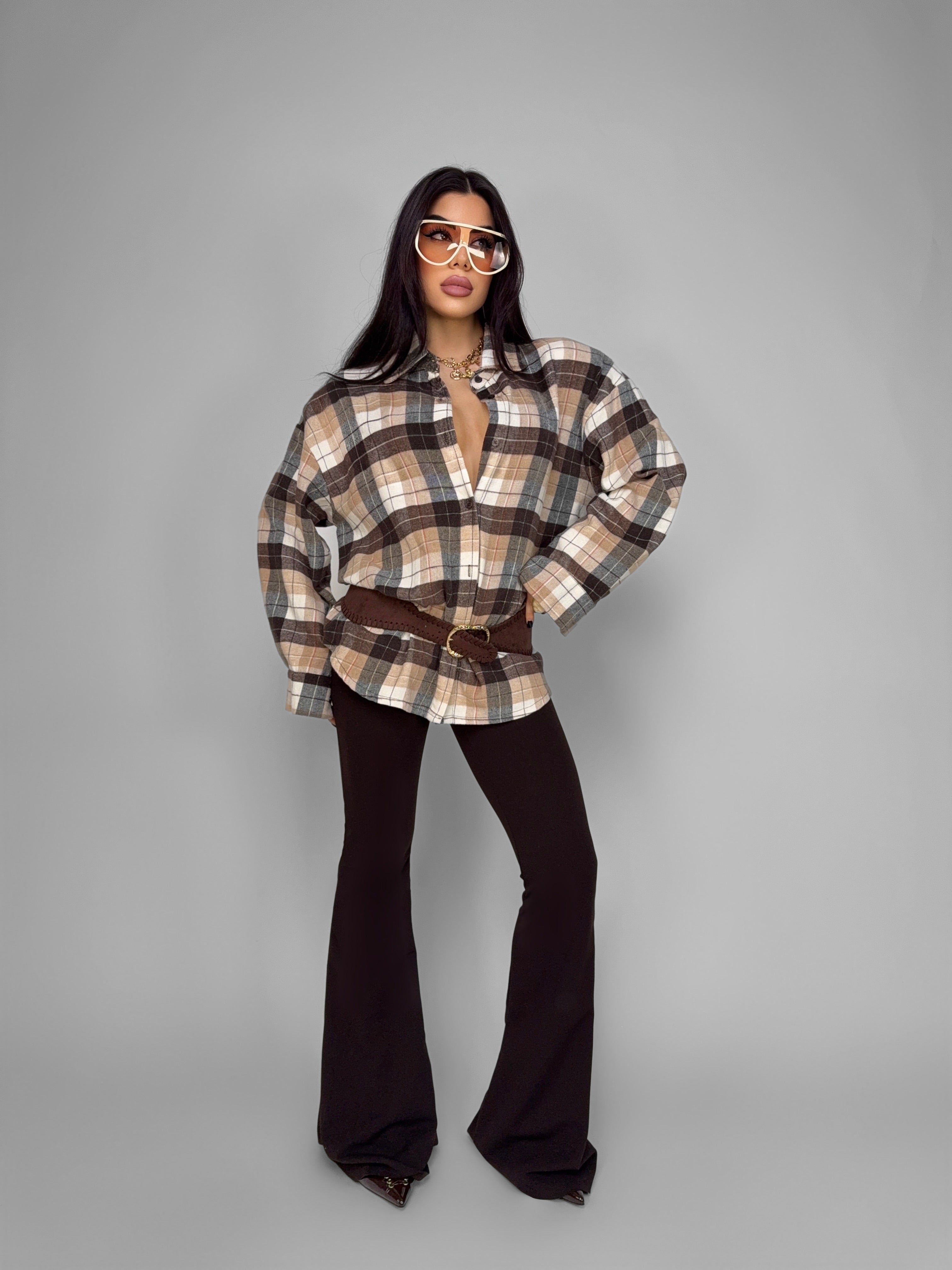Total Look Country Check-Brown