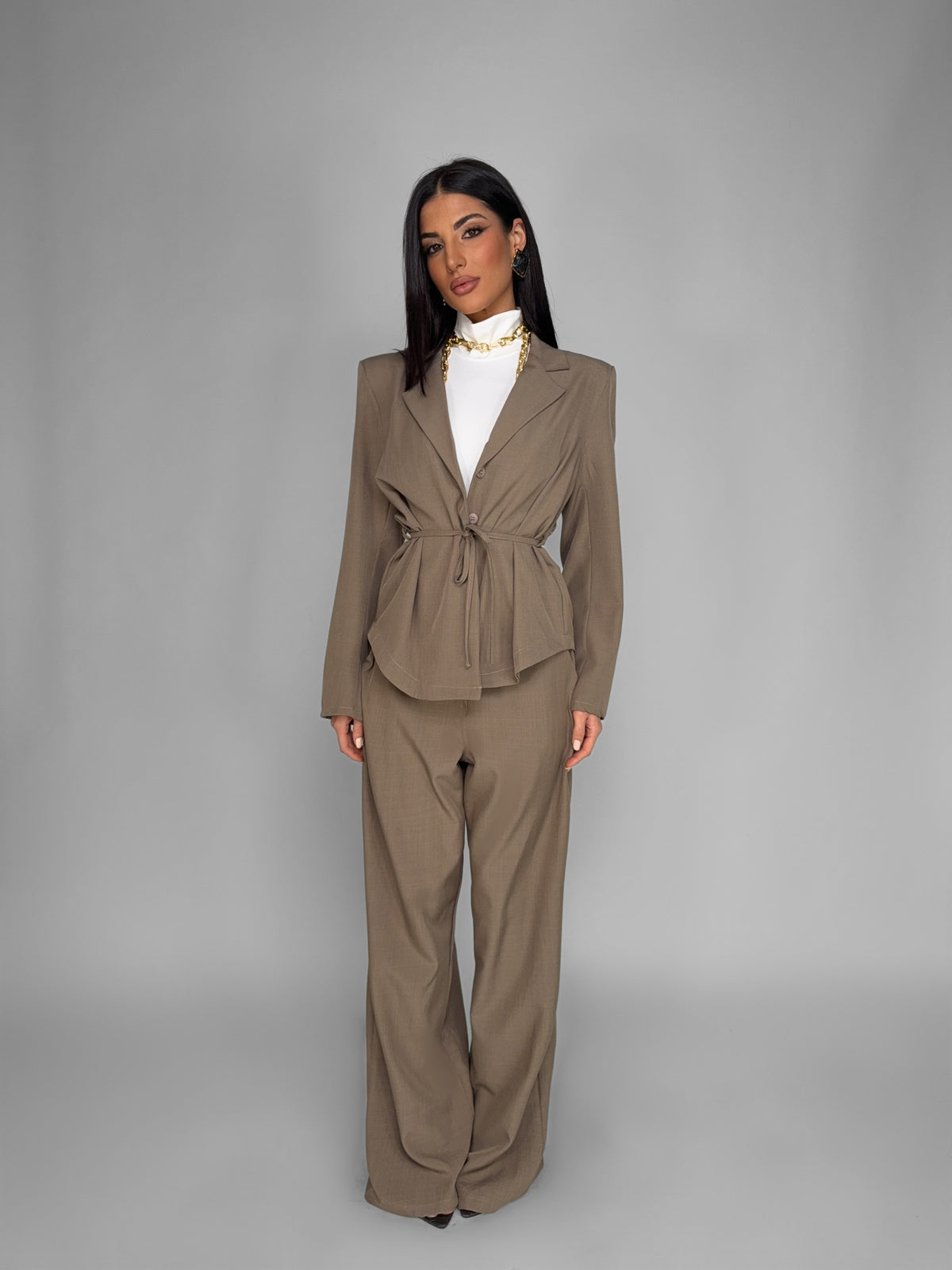 Slim Line Suit - Dove Grey