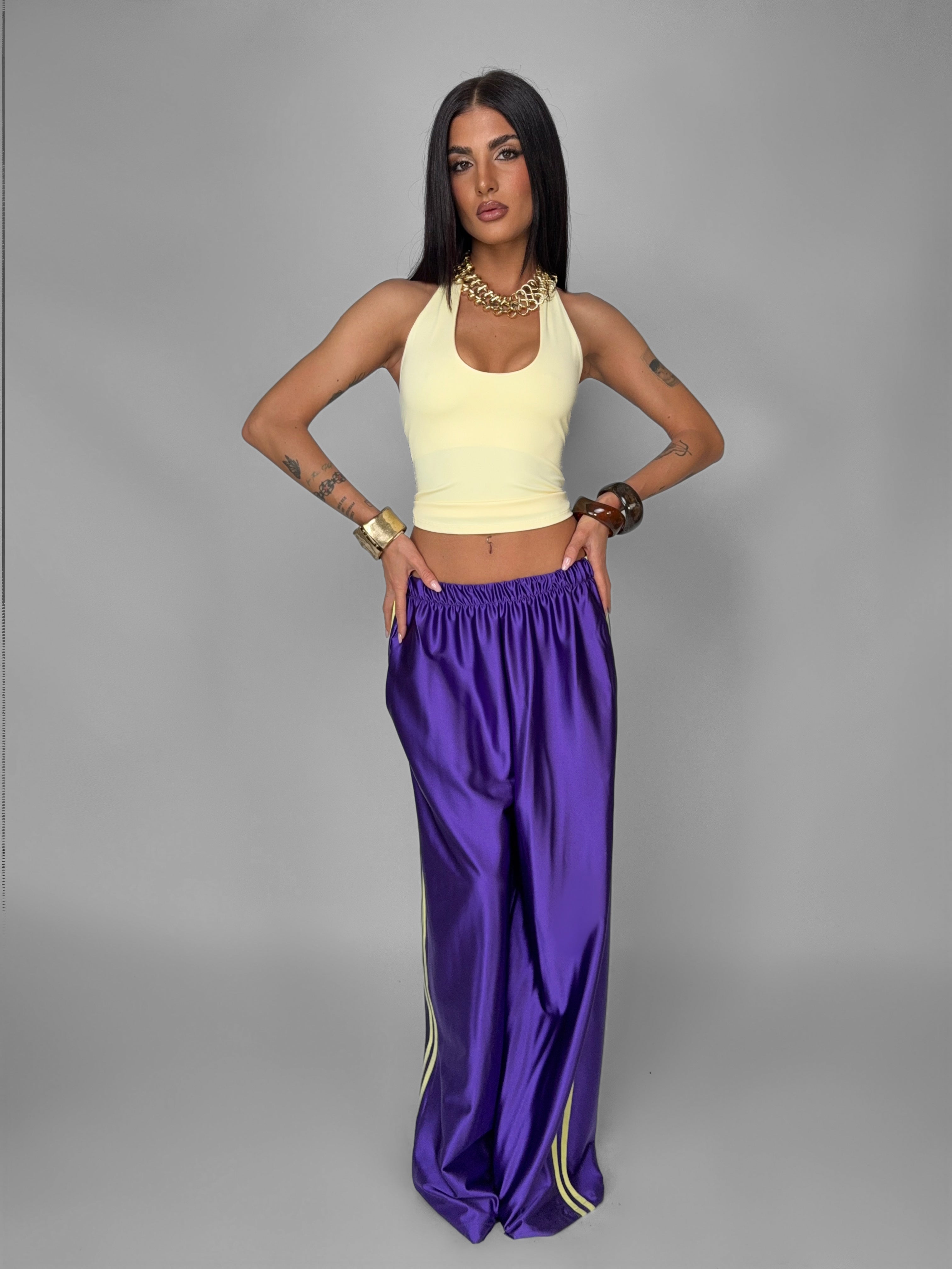 Total Look Shiny Purple