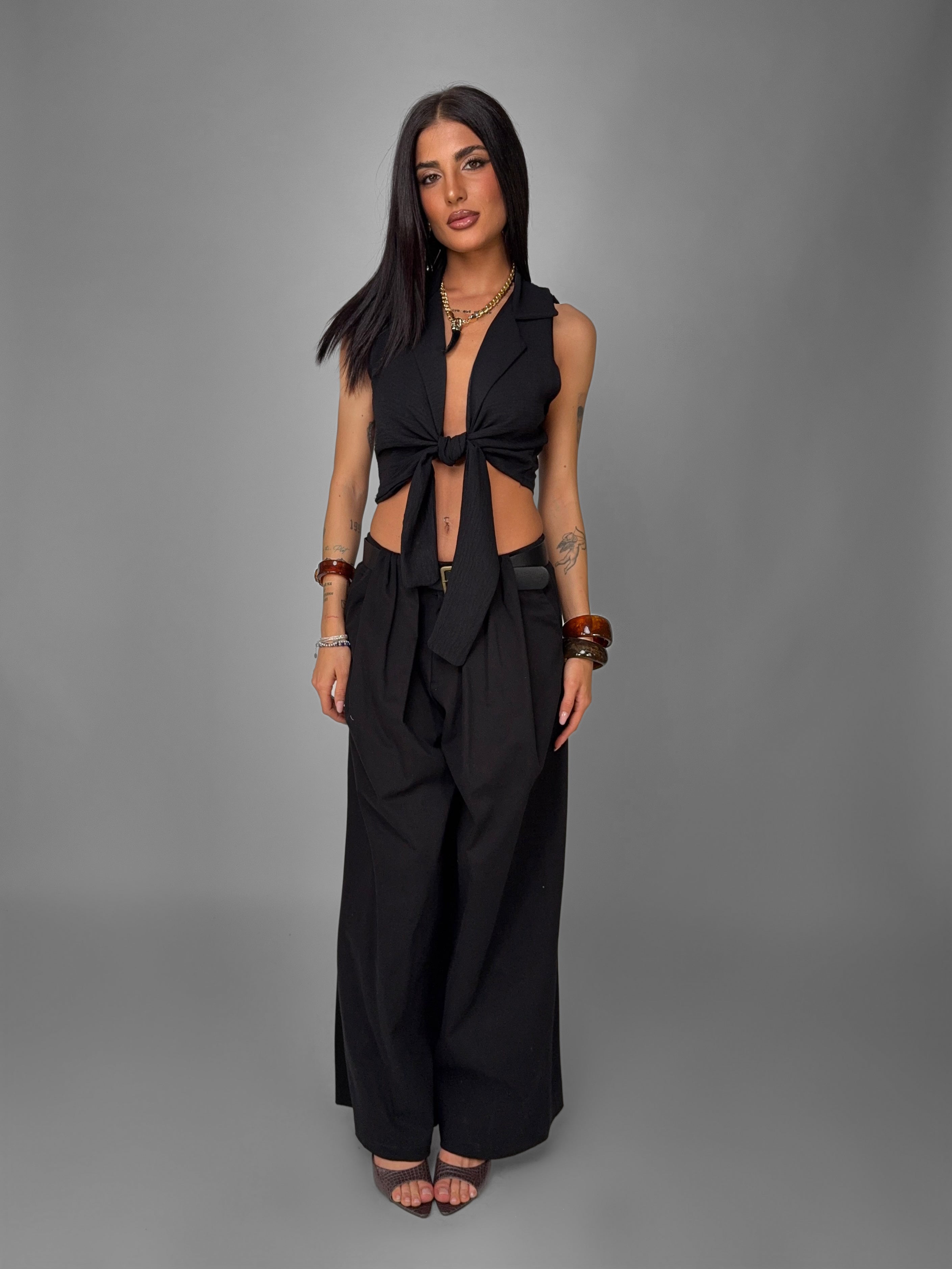 Total Look Bow Black