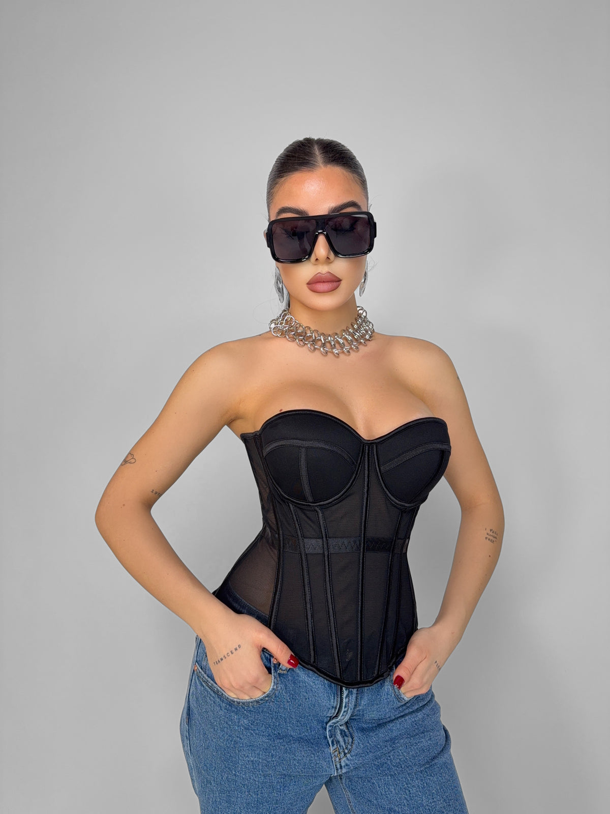 Corset Flattering-Black