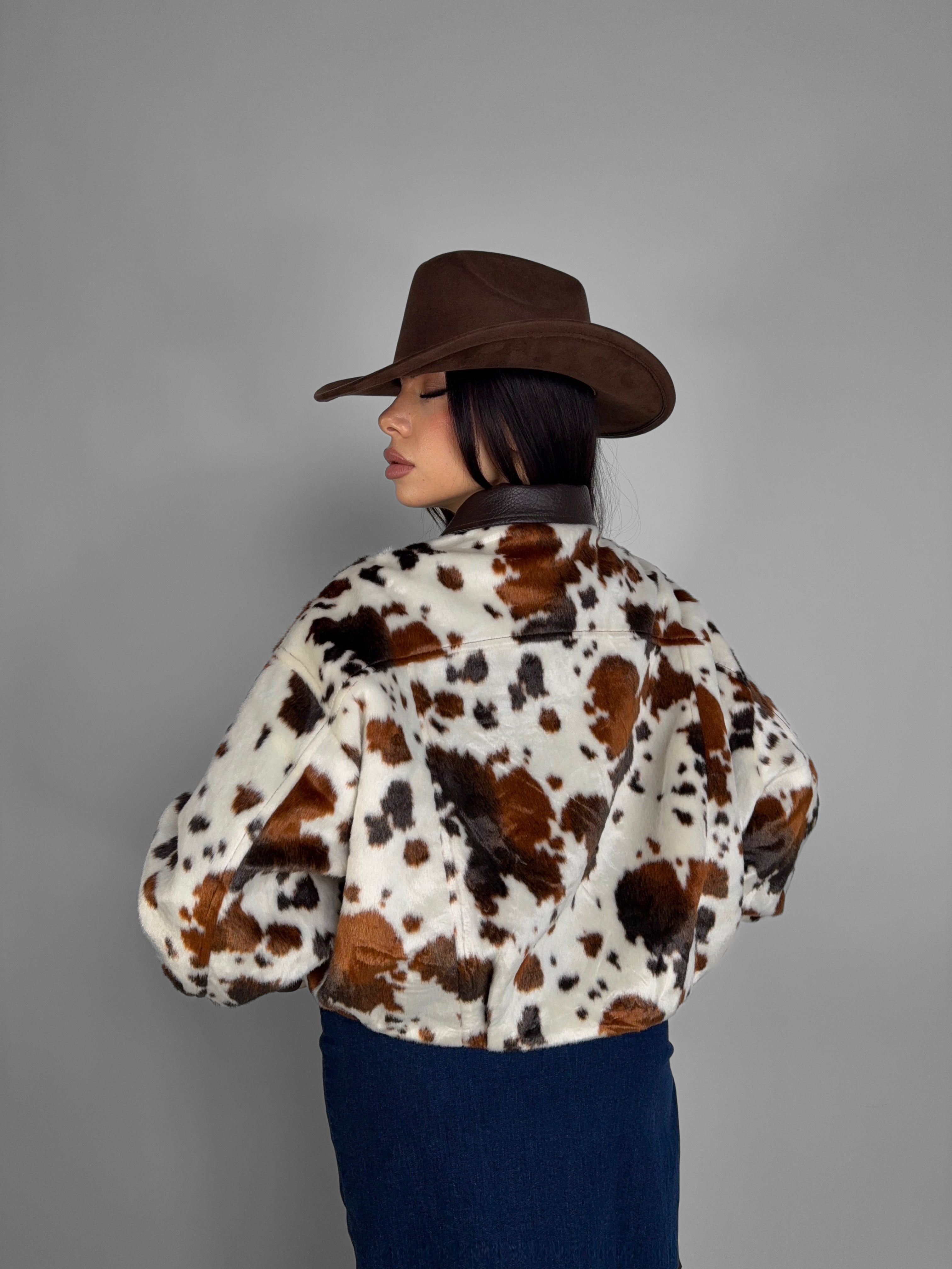 Cow Jacket - Brown