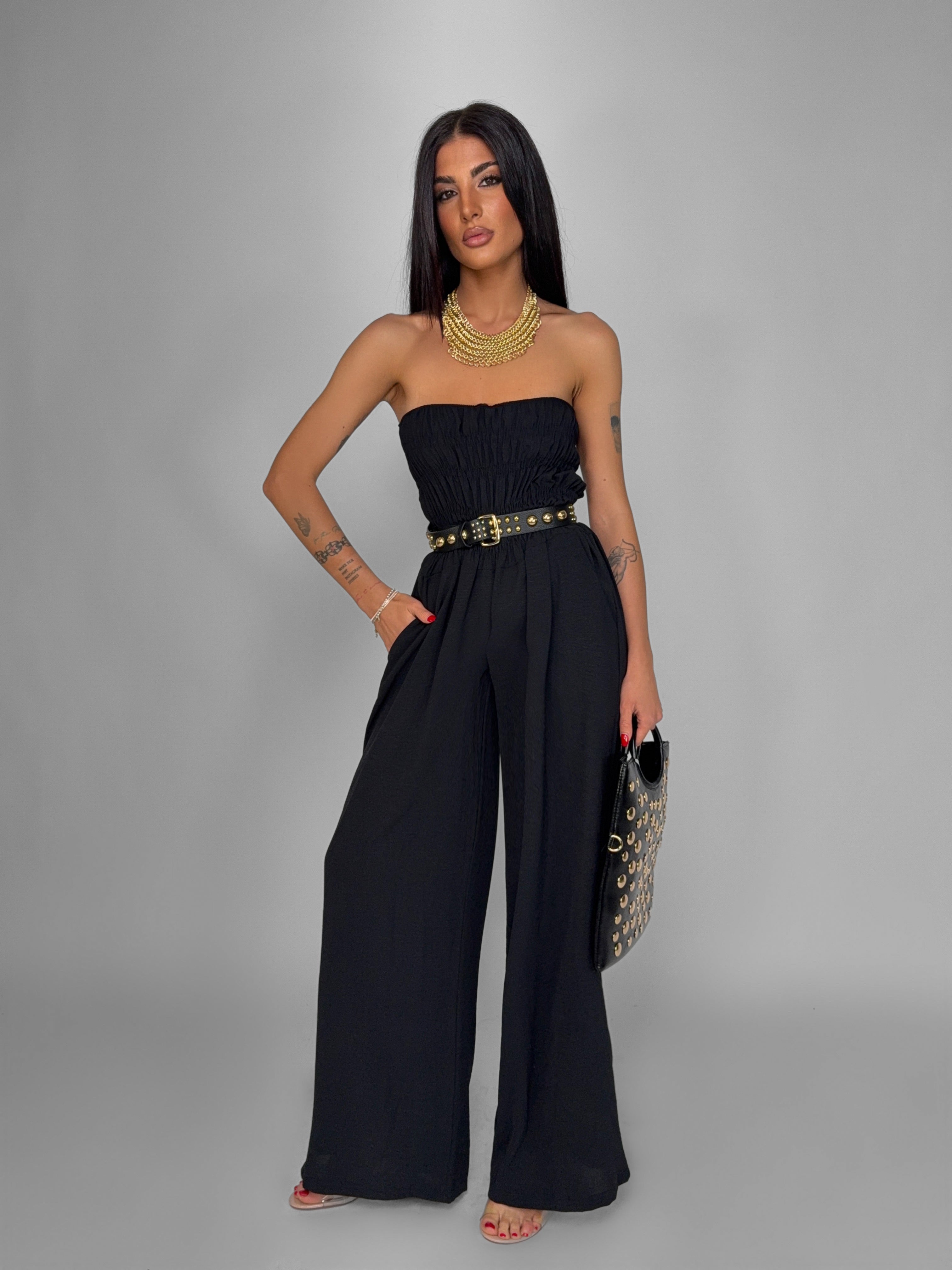 Tuta Allover-Black