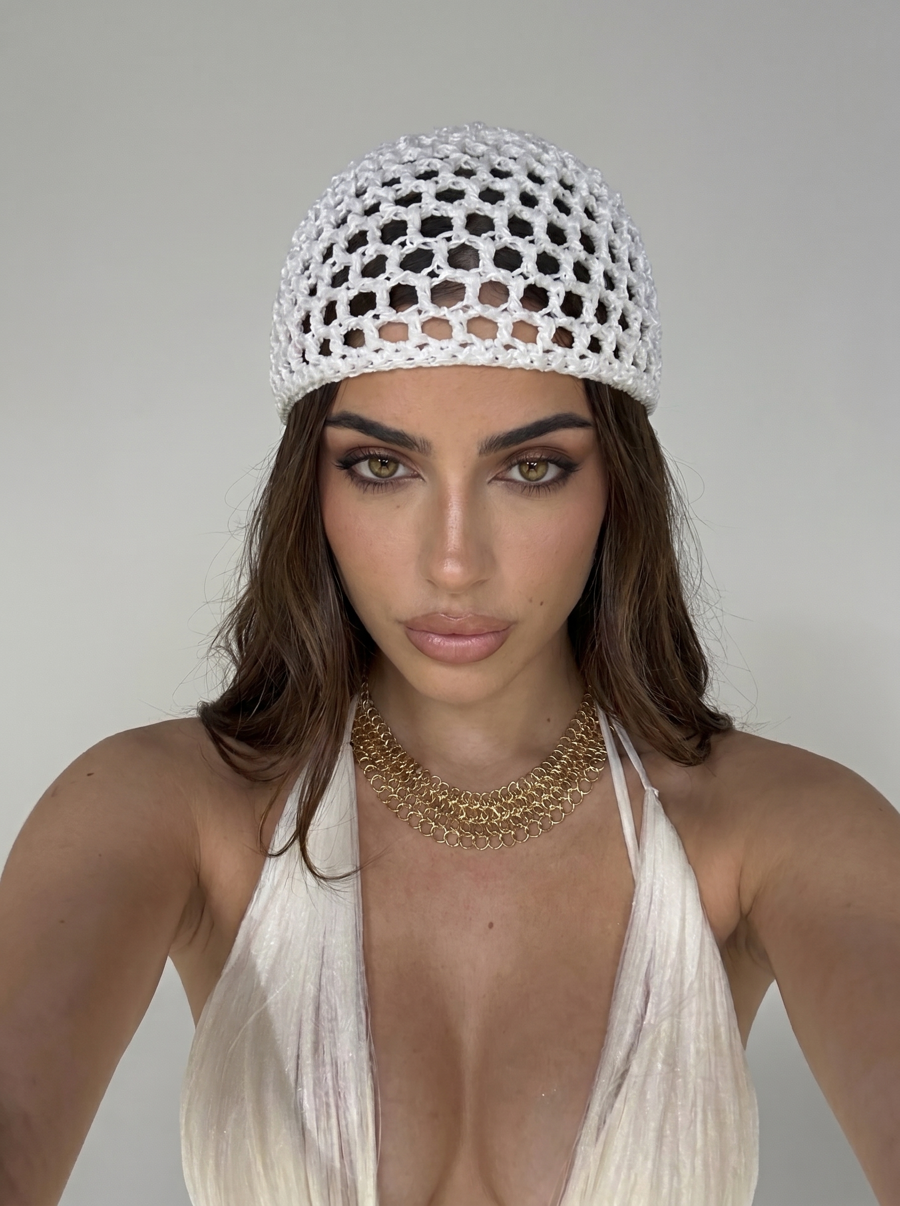 Crochet Hat-White