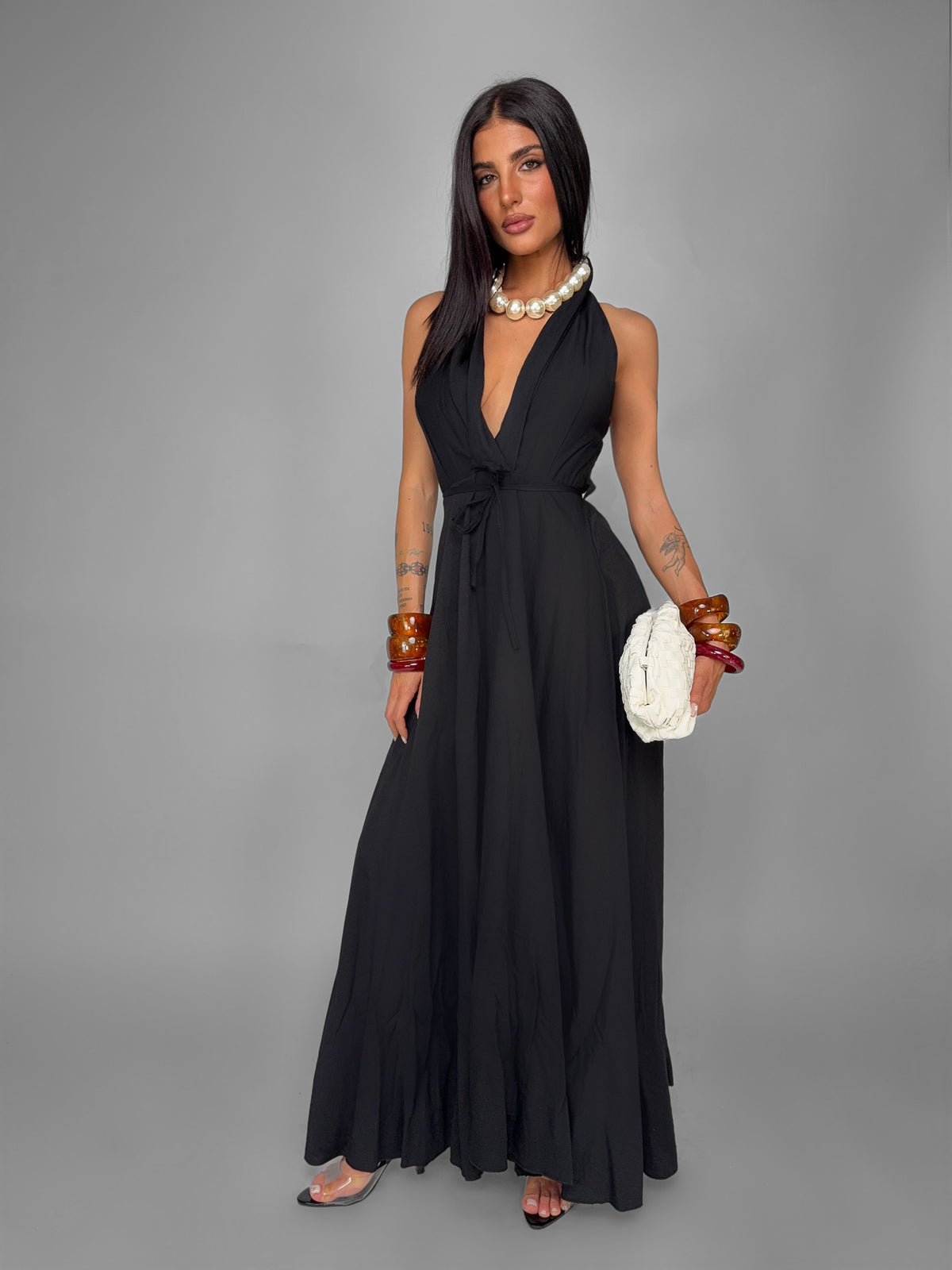 Abito Venus Maxi-Black
