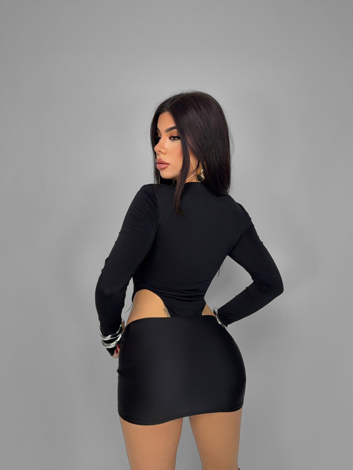 Sexy Lace Bodysuit - Black