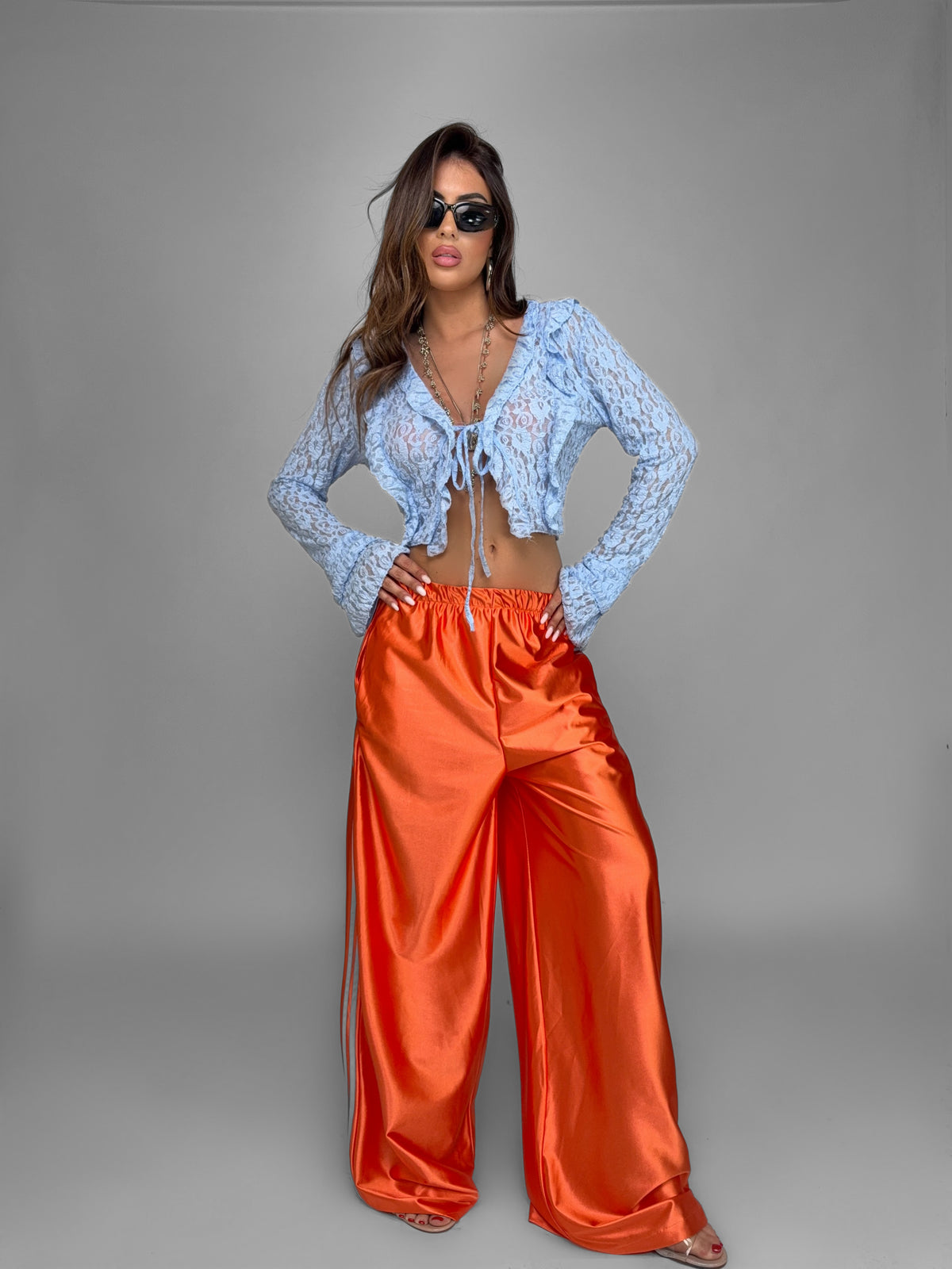 Total Look Shiny Side Orange