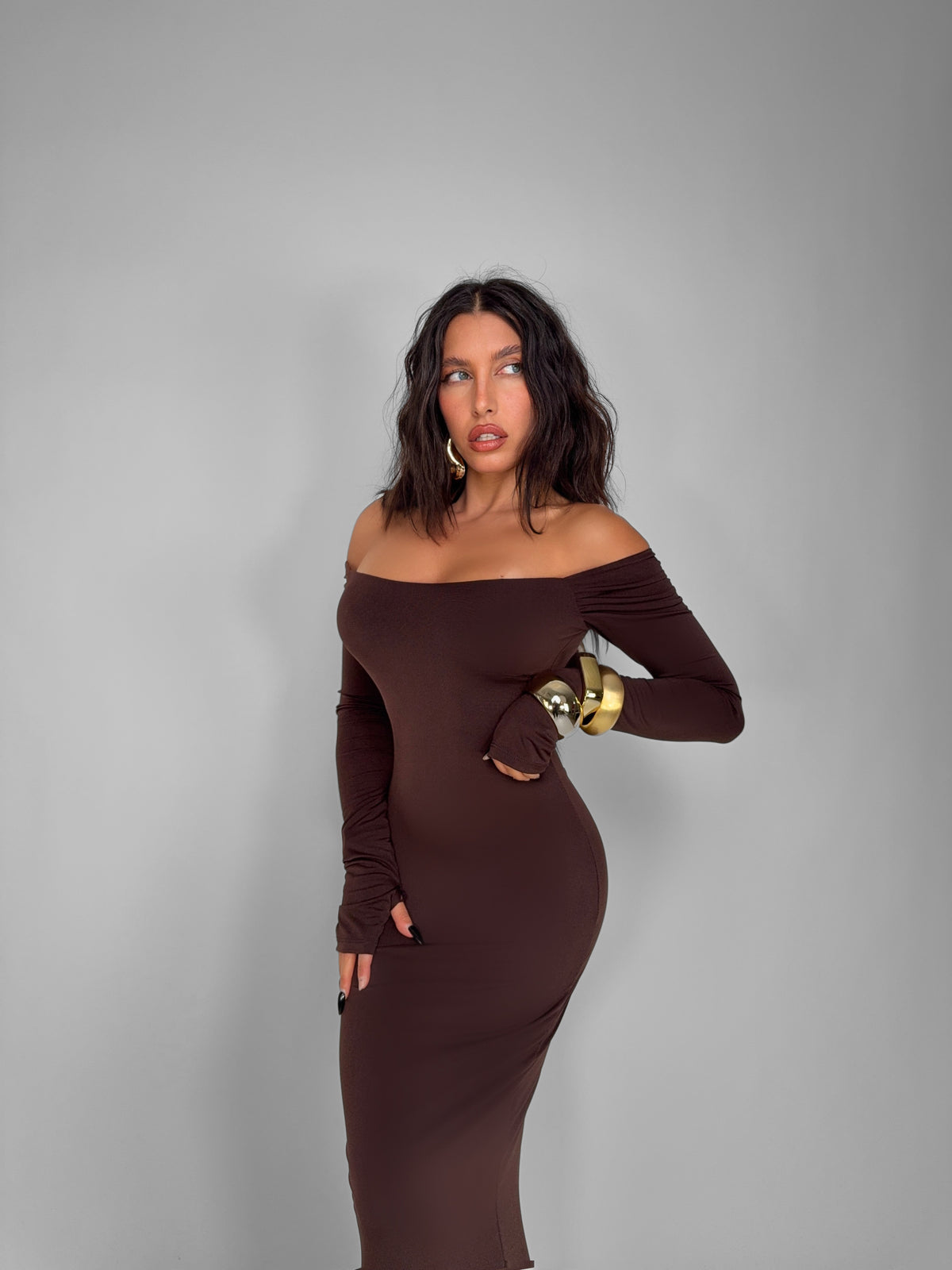 Abito Luxe Off-Brown