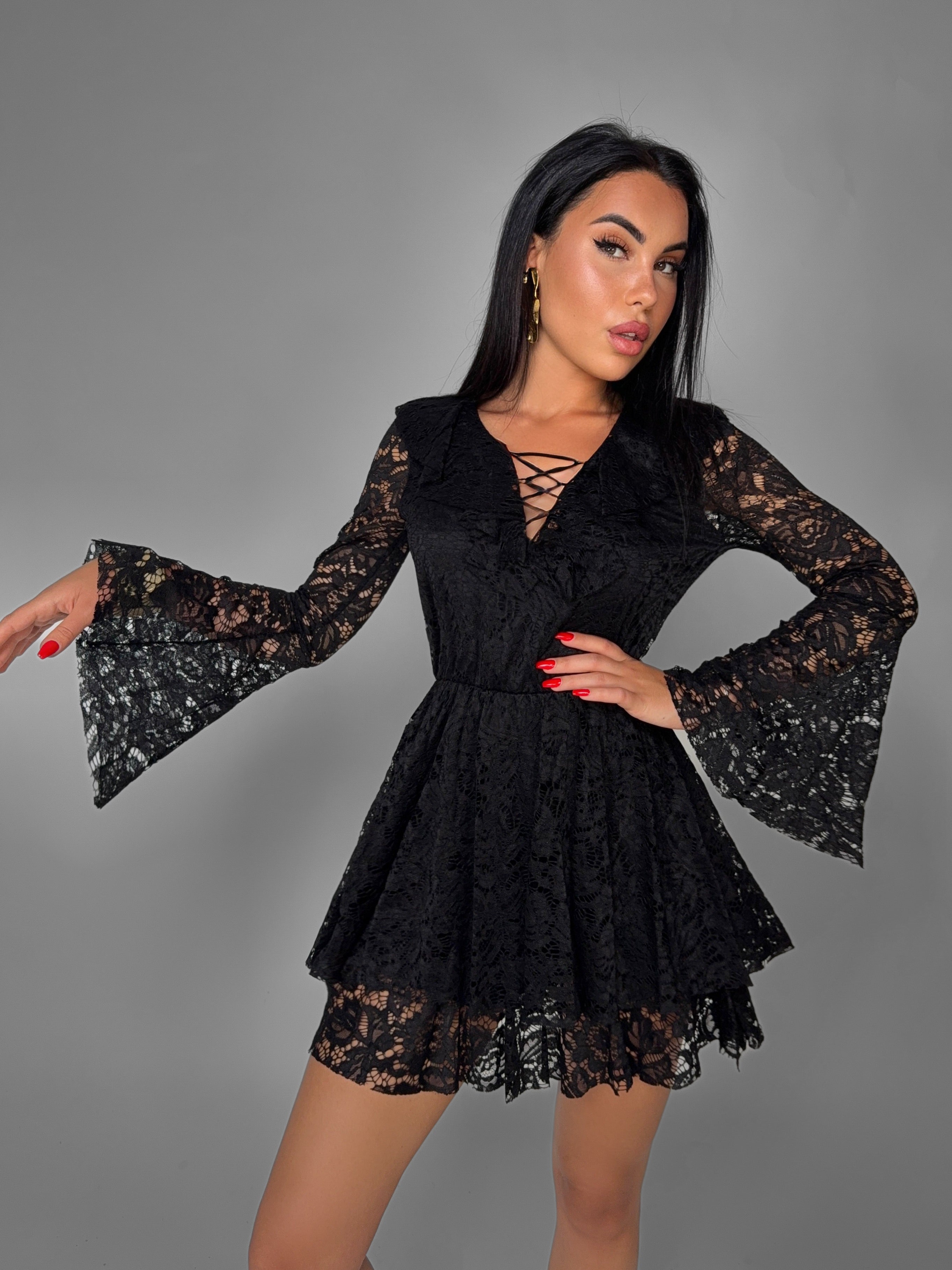 Abito Bloom Soft-Black