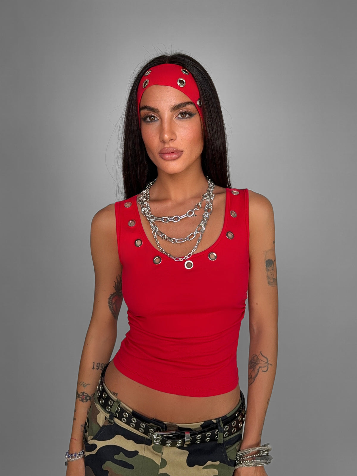 Top Ring Cut-Out-Red