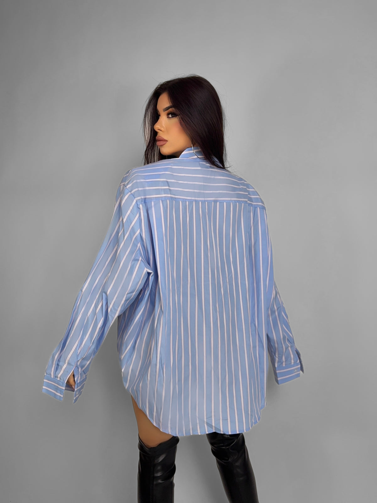 Maxi Camicia Sky Ruler