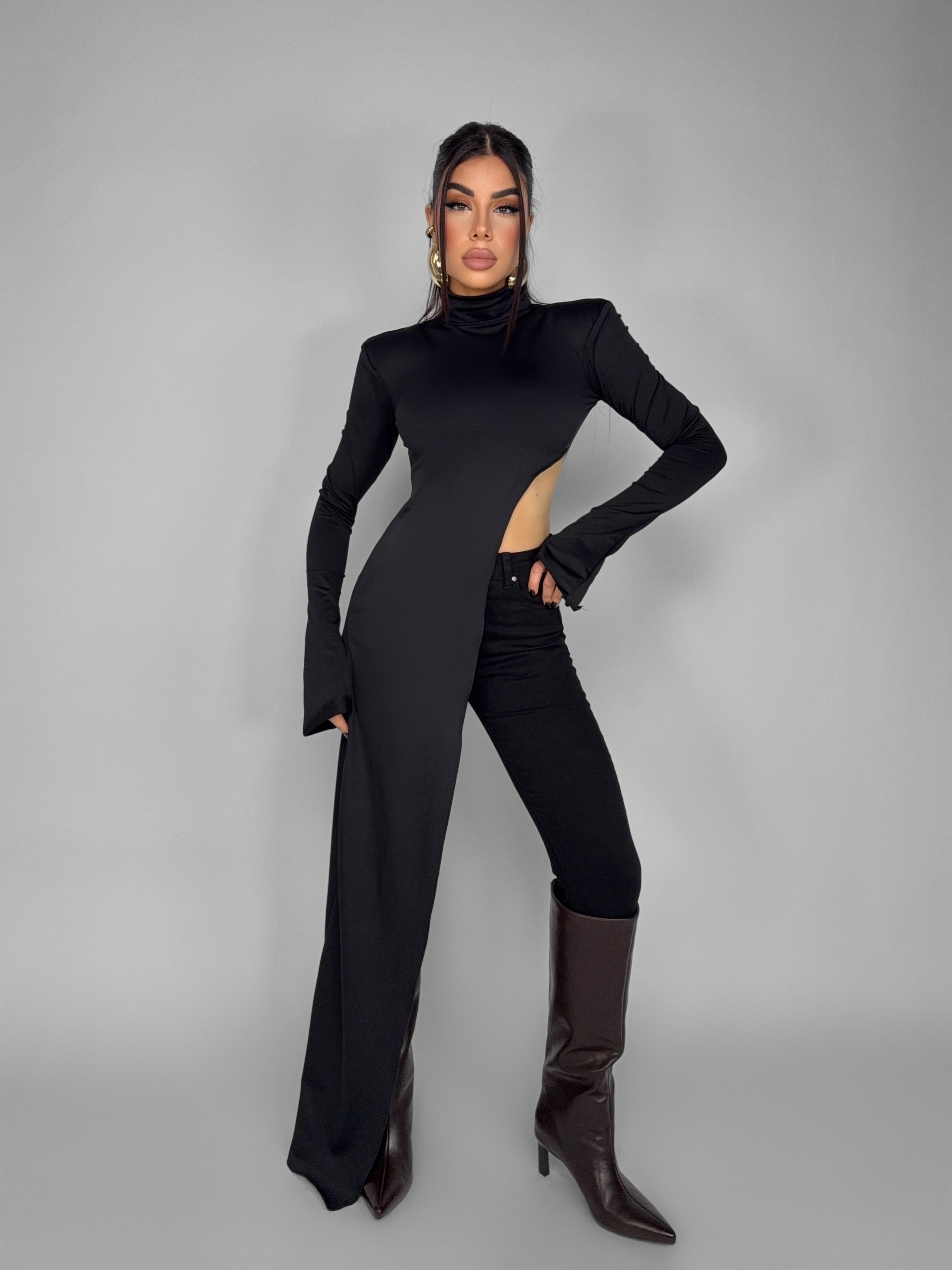 Total Look Black Skinny