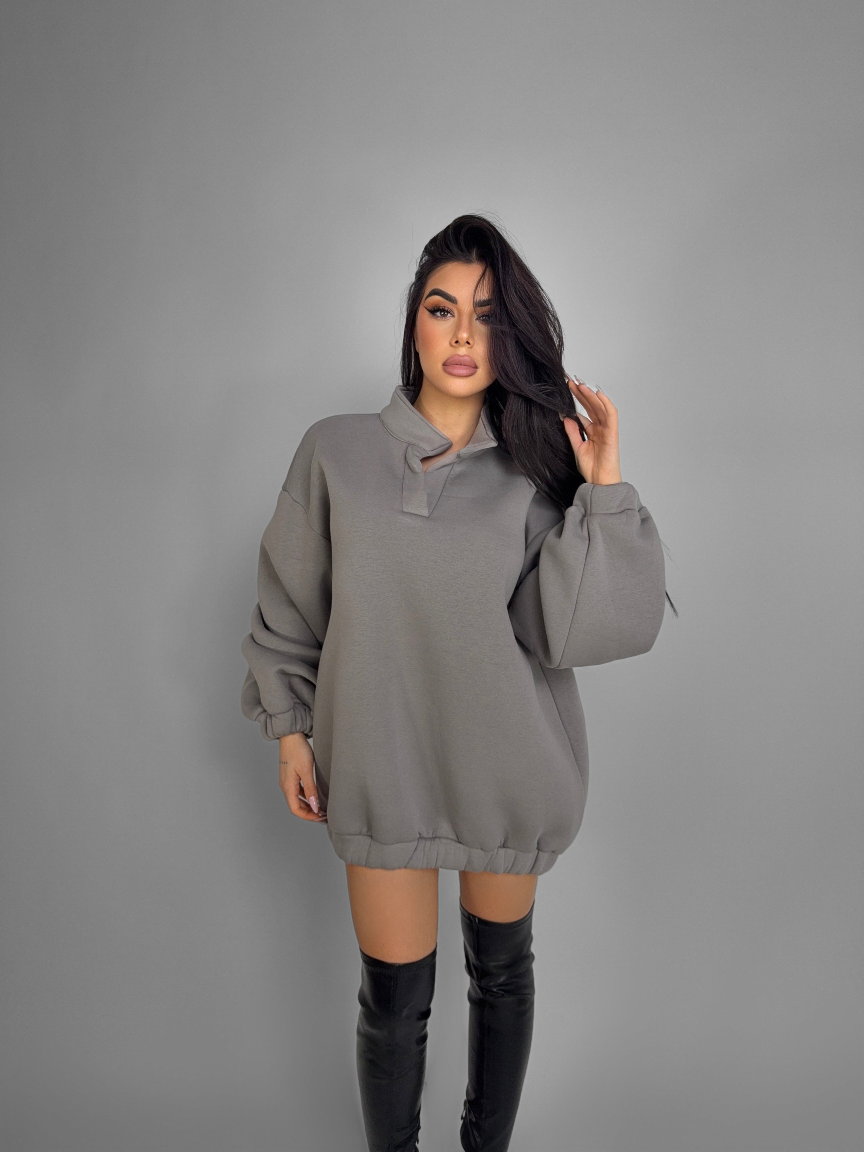 Oversized Fleece Sweatshirt Control