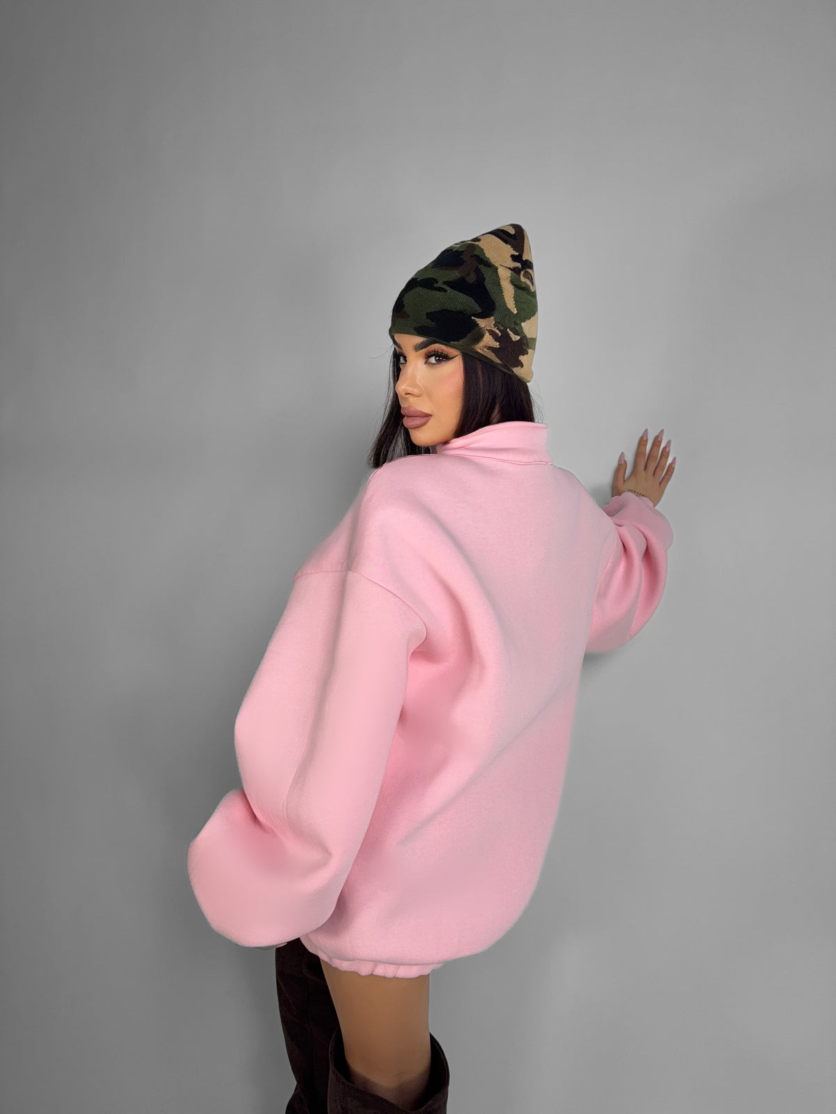 Oversized Fleece Sweatshirt Control
