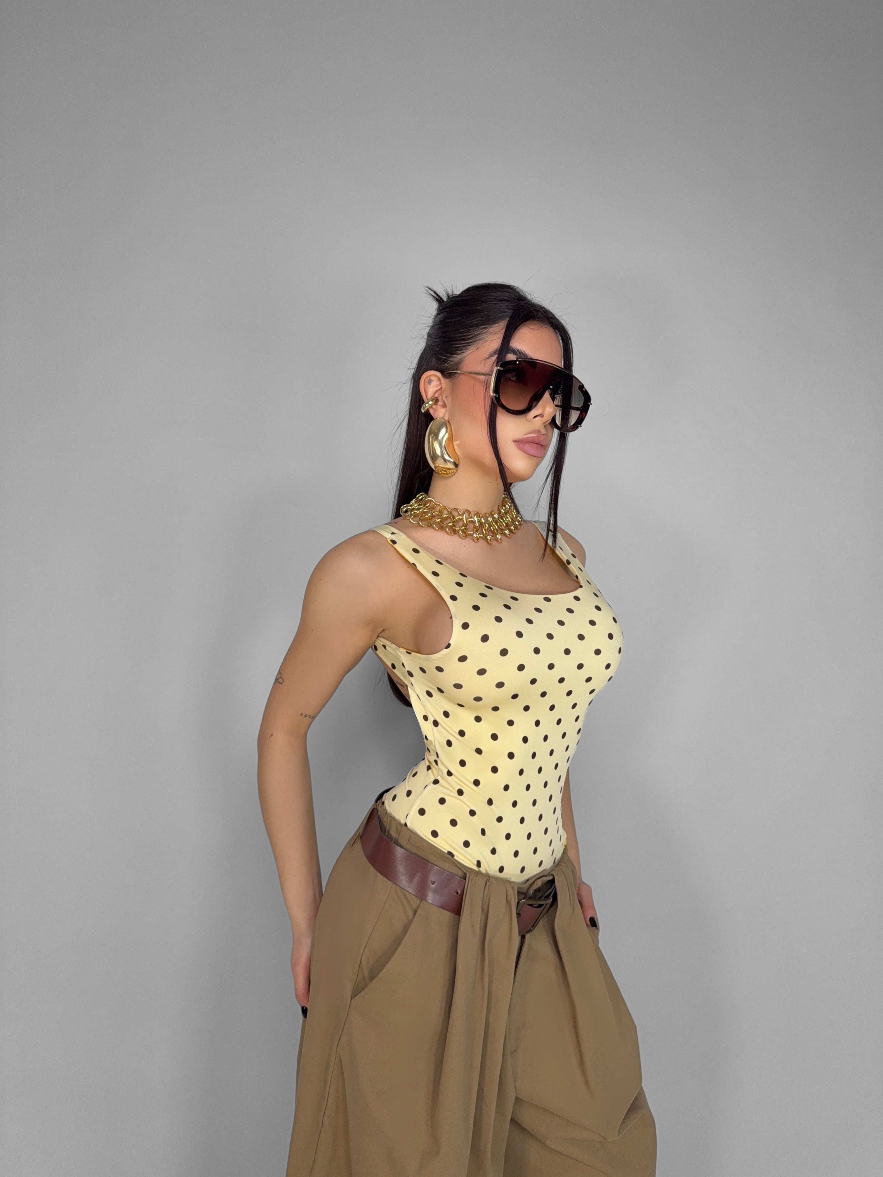 Body Dot Crush-Yellow