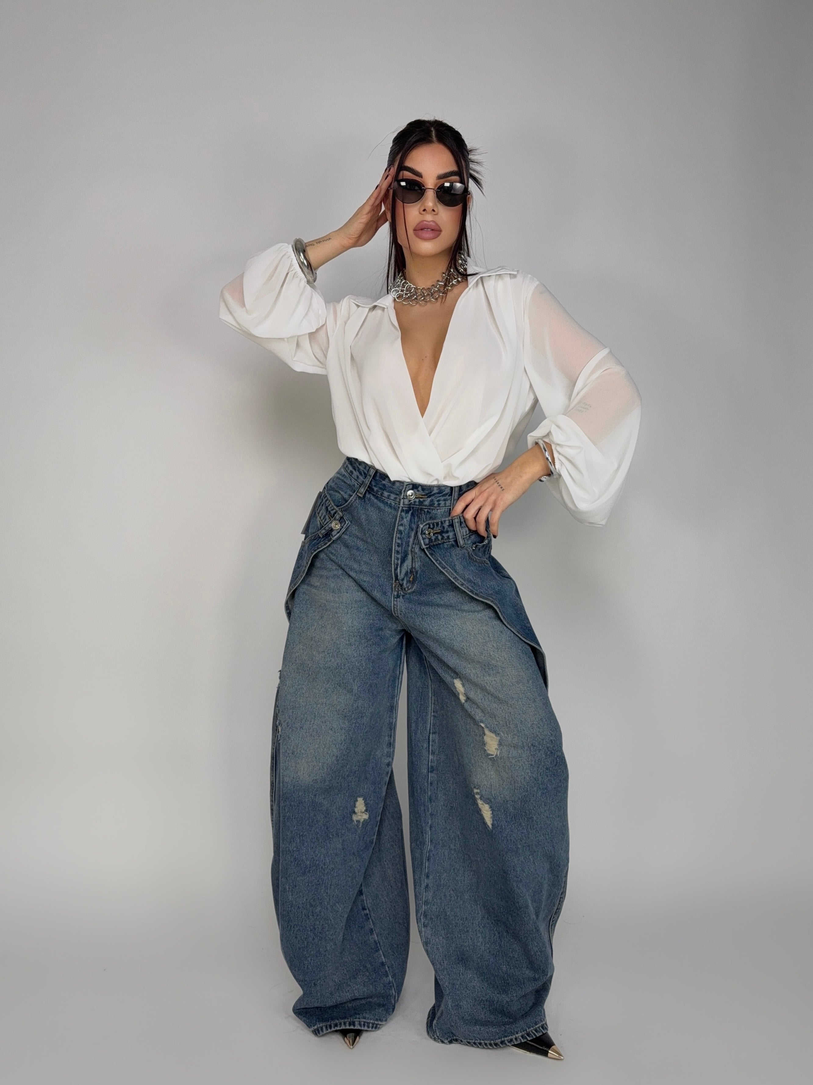 Total Look Shirt White