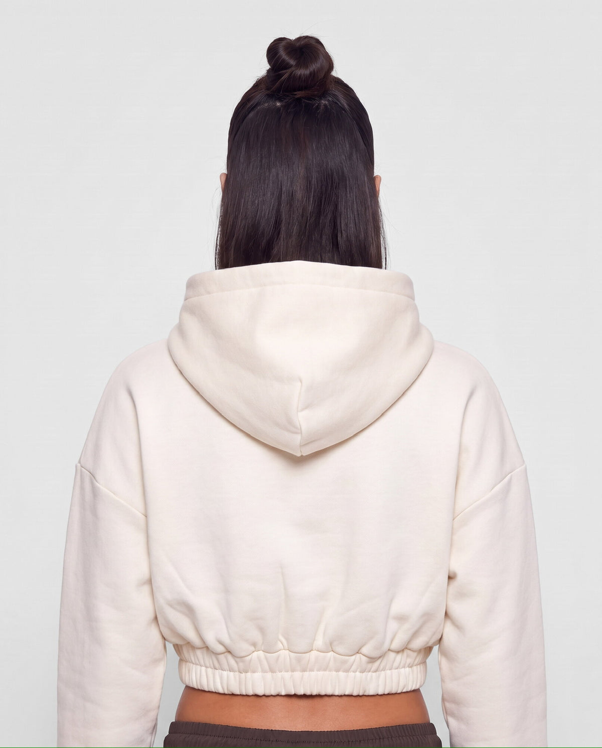 Felpa Crop Cozy-Beige