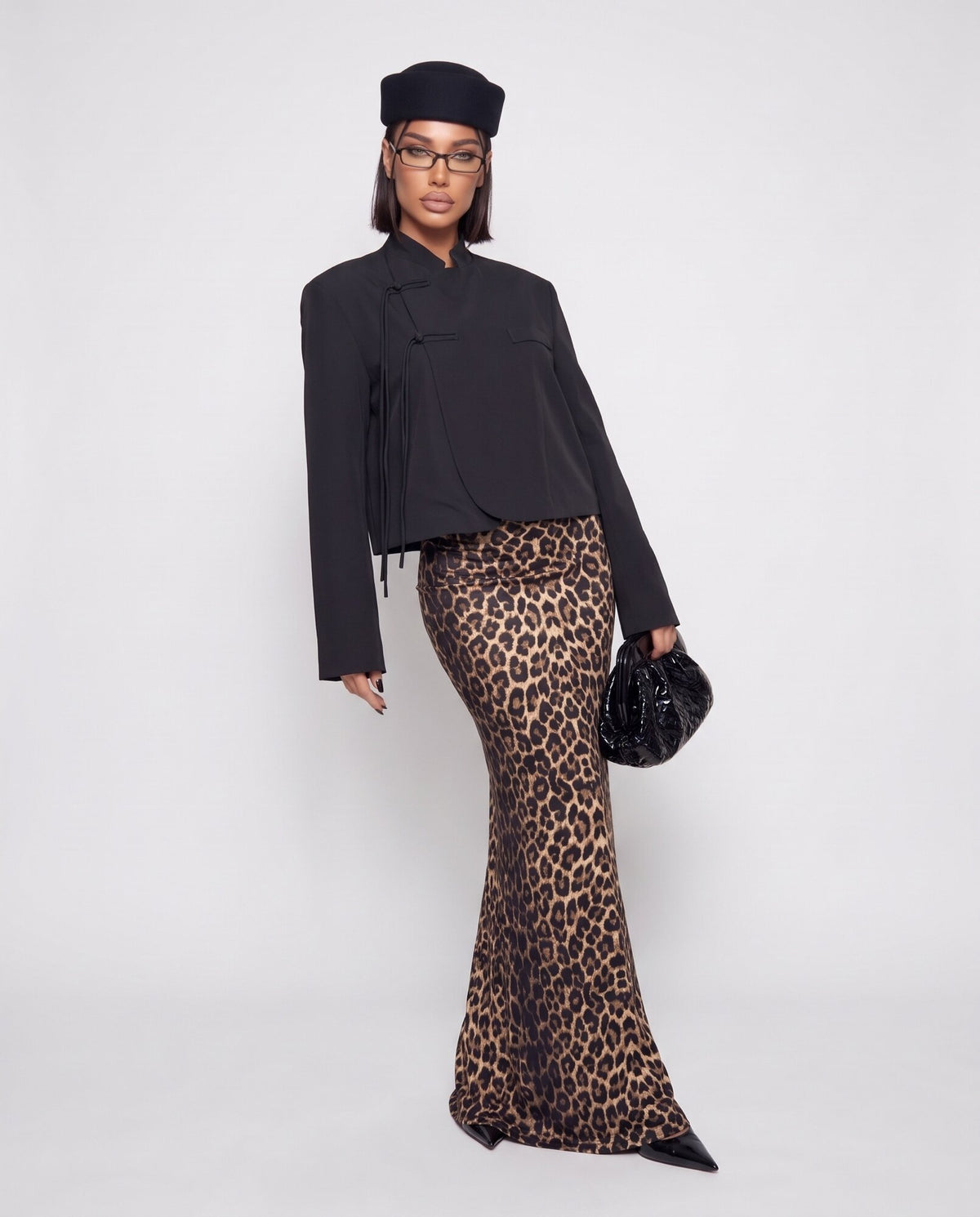 Total Look Boxy Leopard