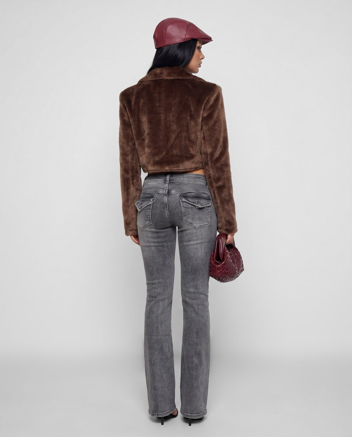 Total Look Fur Slate