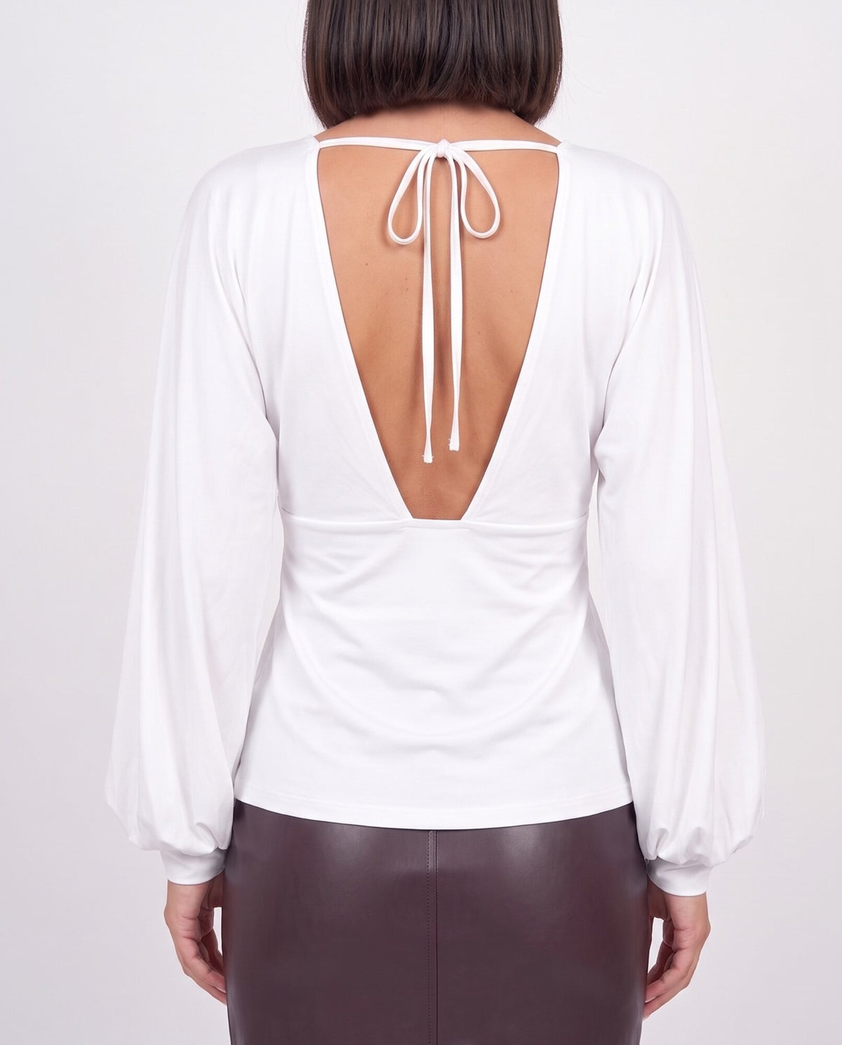 Maglia V Basic-White