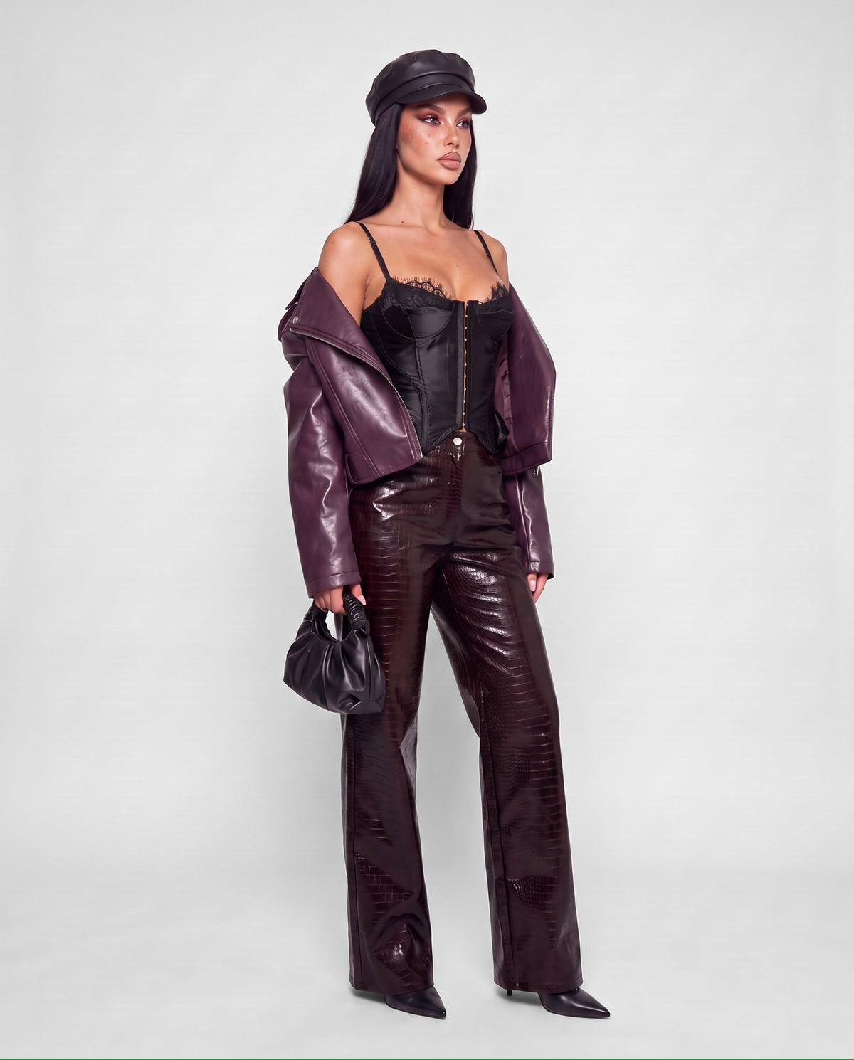 Total Look Lace Edge Black