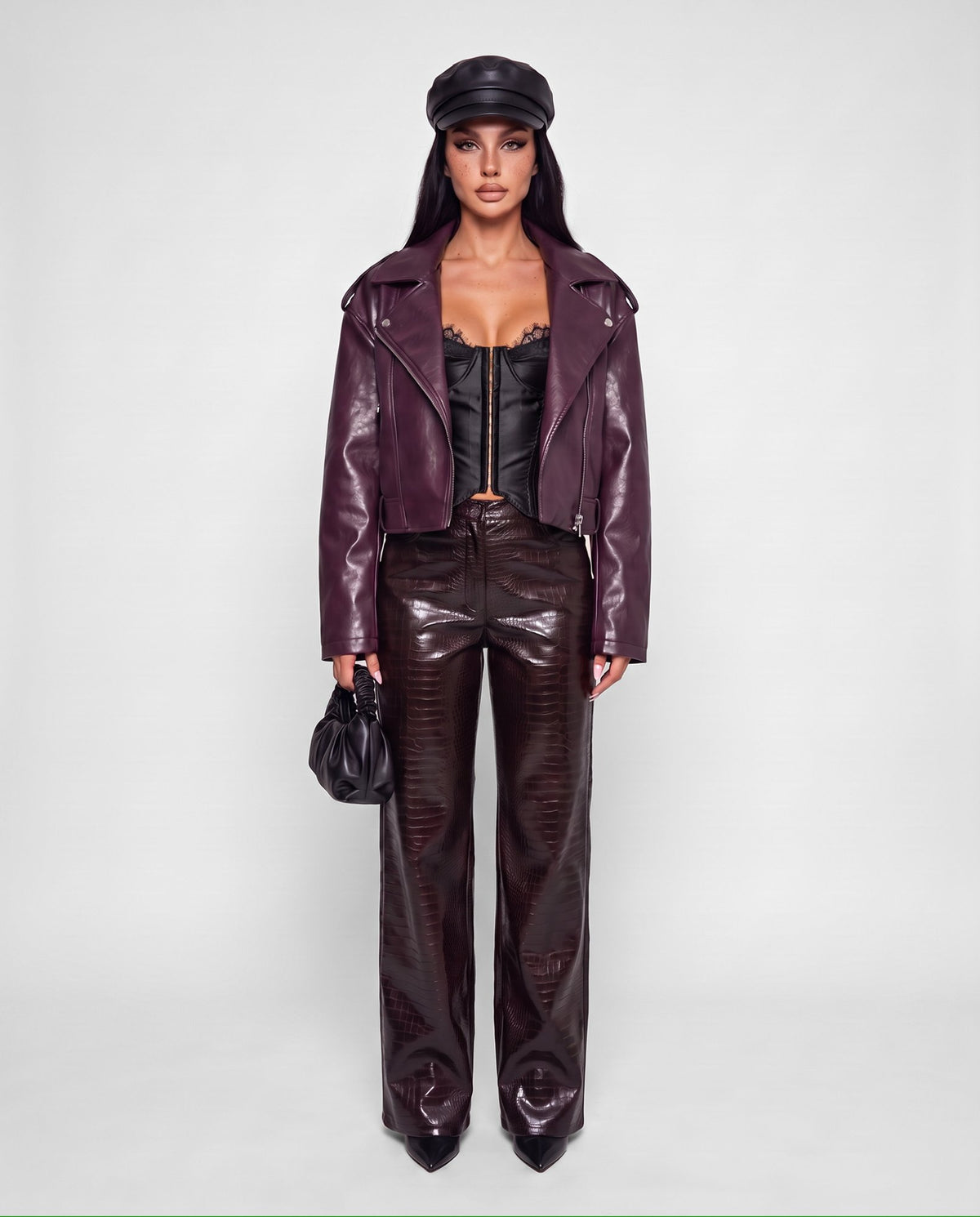 Total Look Lace Edge Black