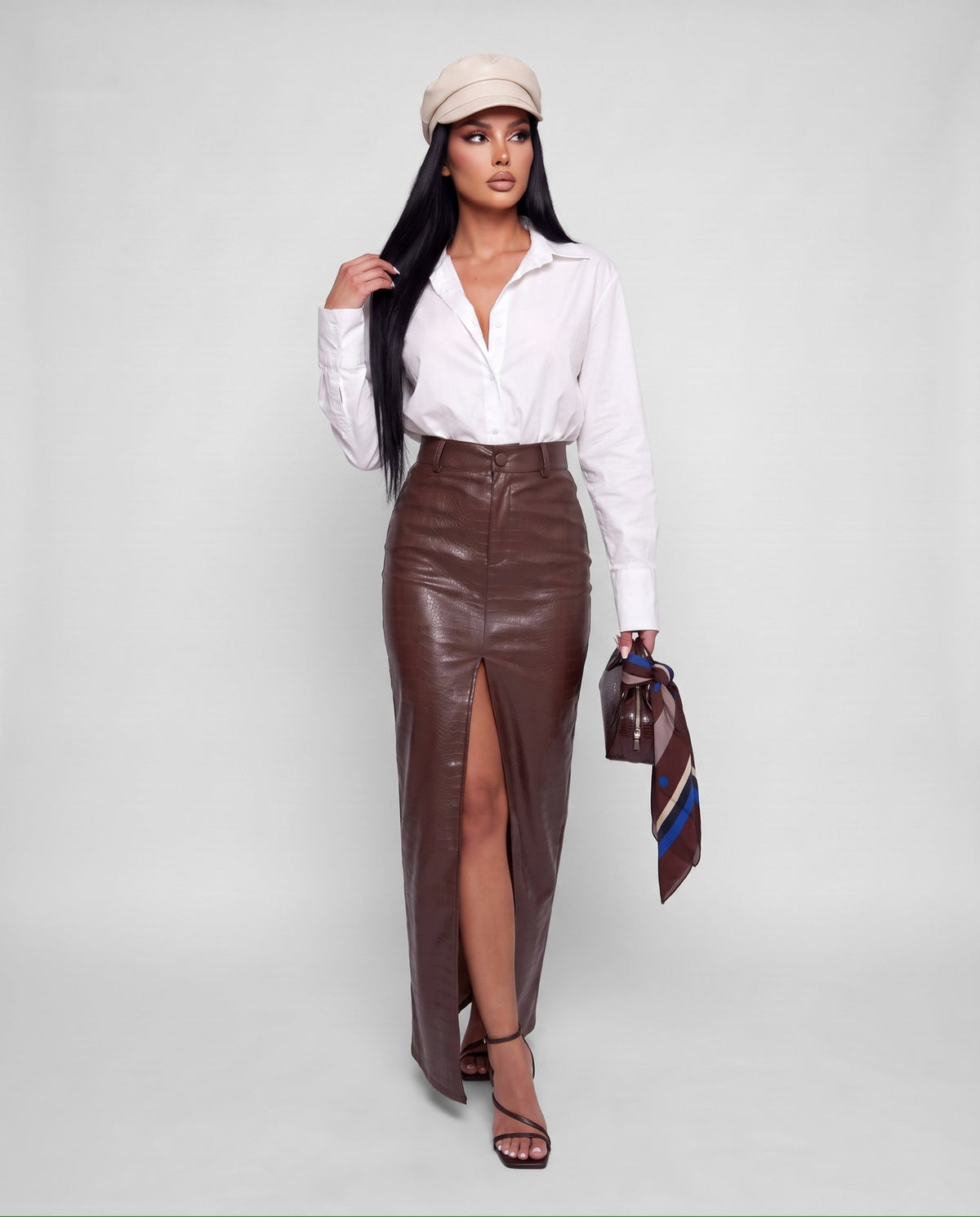 Total Look Python Leather