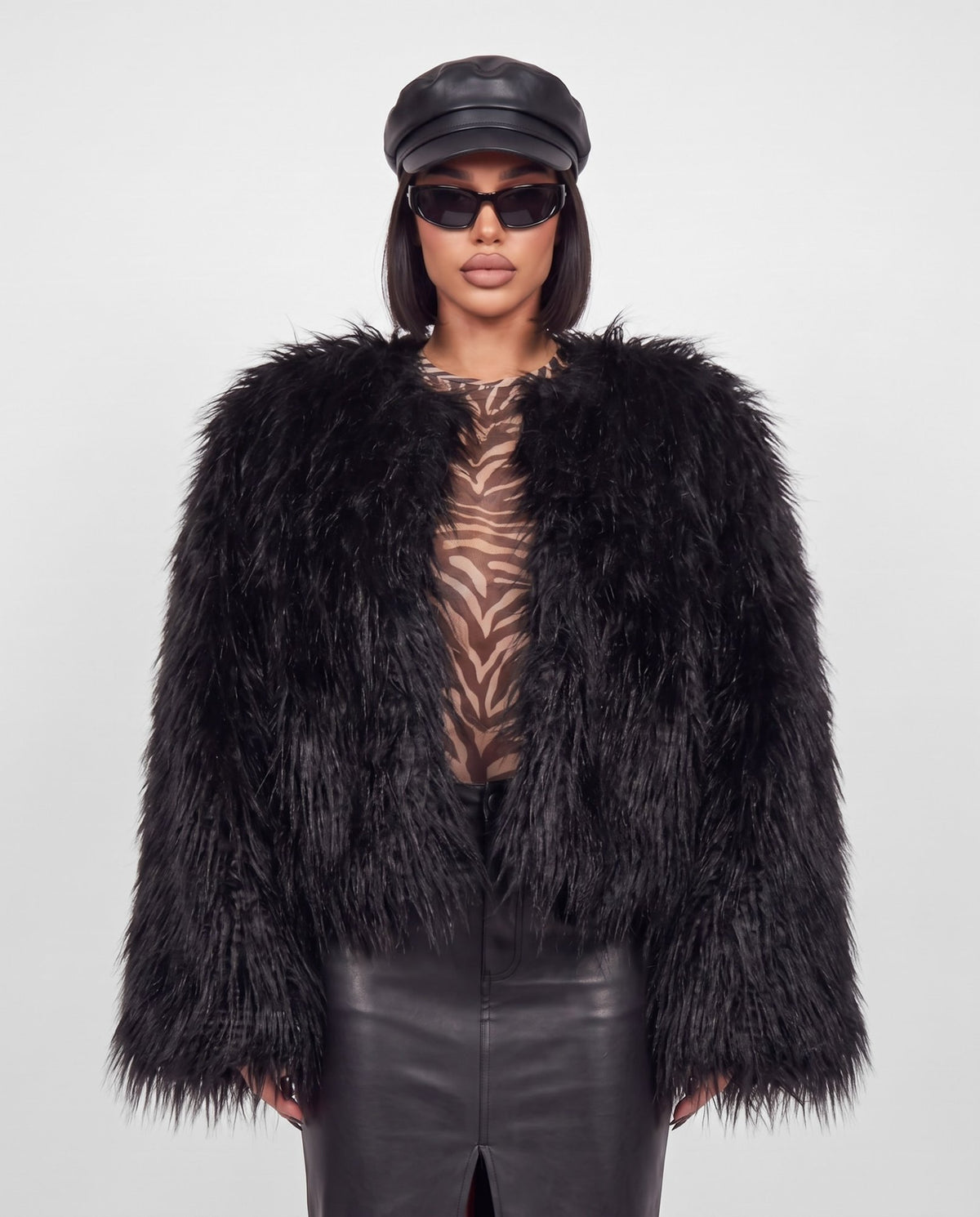 Total Look Veil Zebra