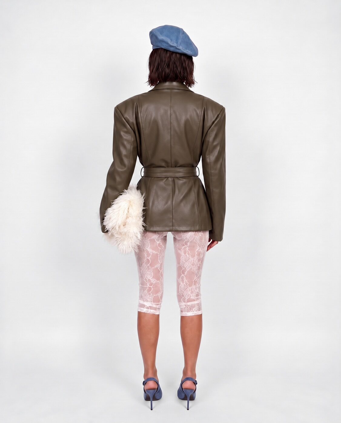 Giacca Leather Doll-Green
