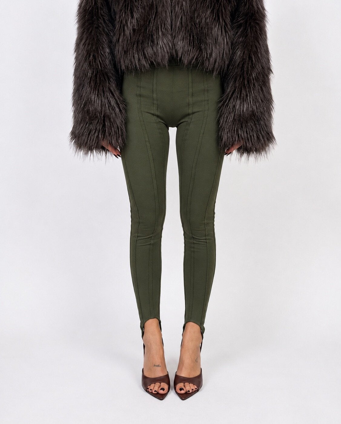 Leggings Rider-Military Green