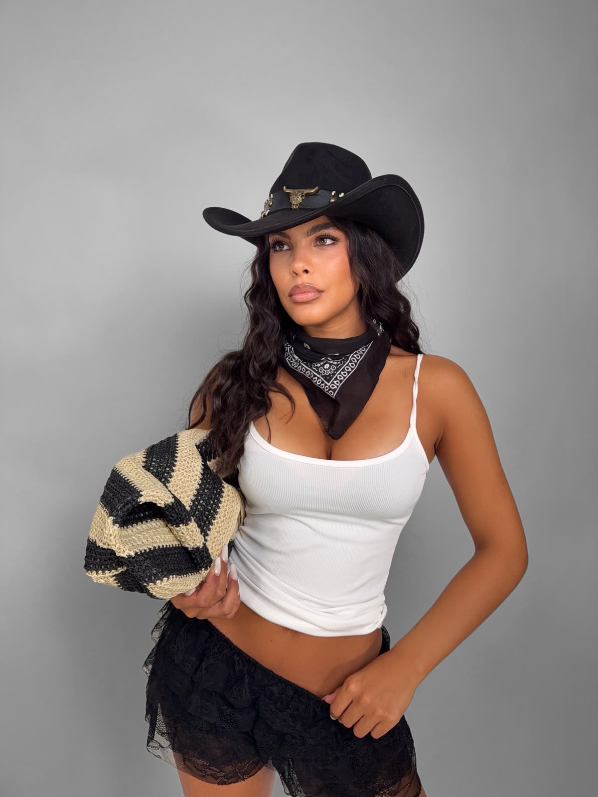 Top Ribbed-White