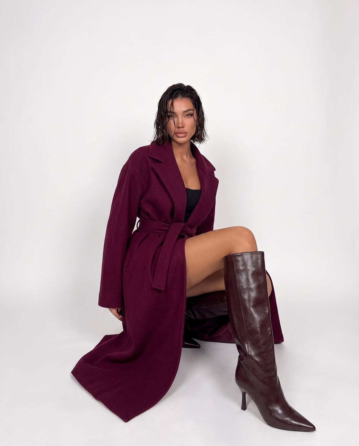Cappotto Wrap - Cherry Red