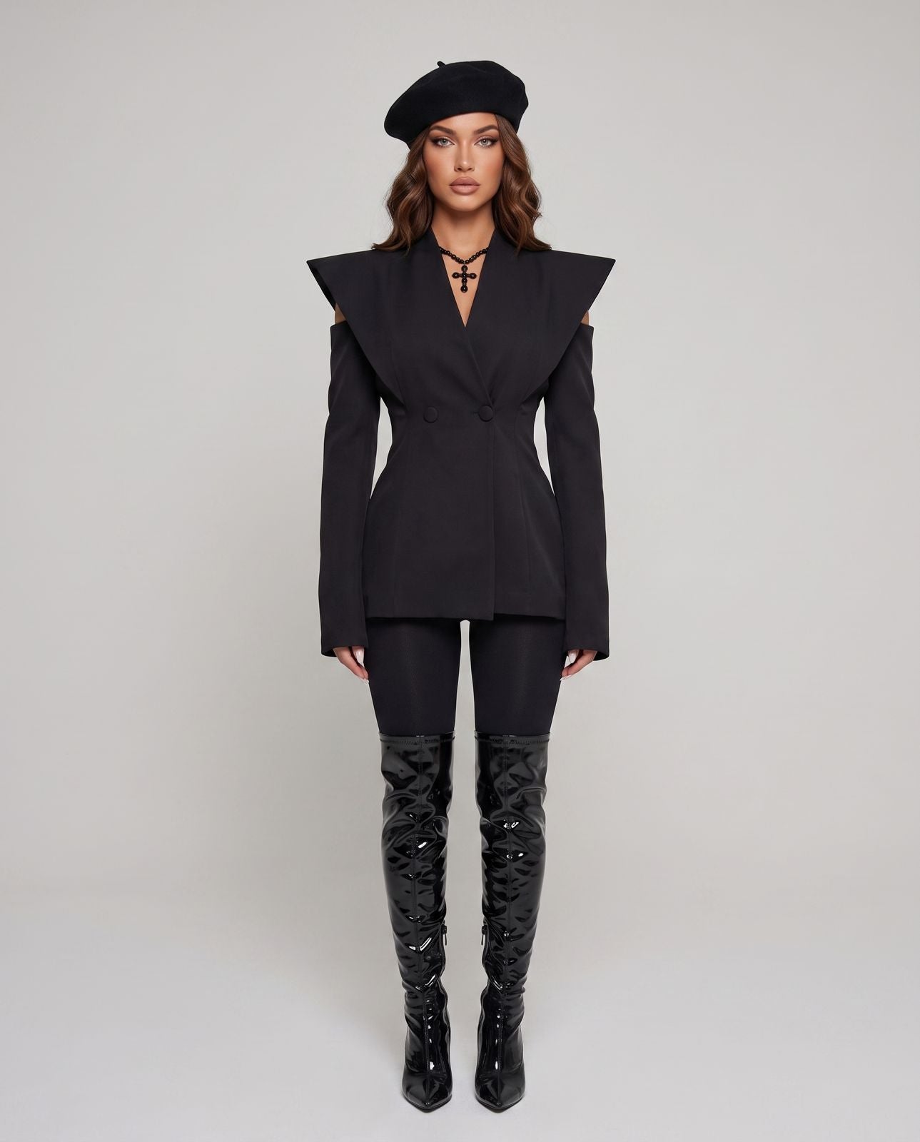 Abito/Giacca Destruttured - Black