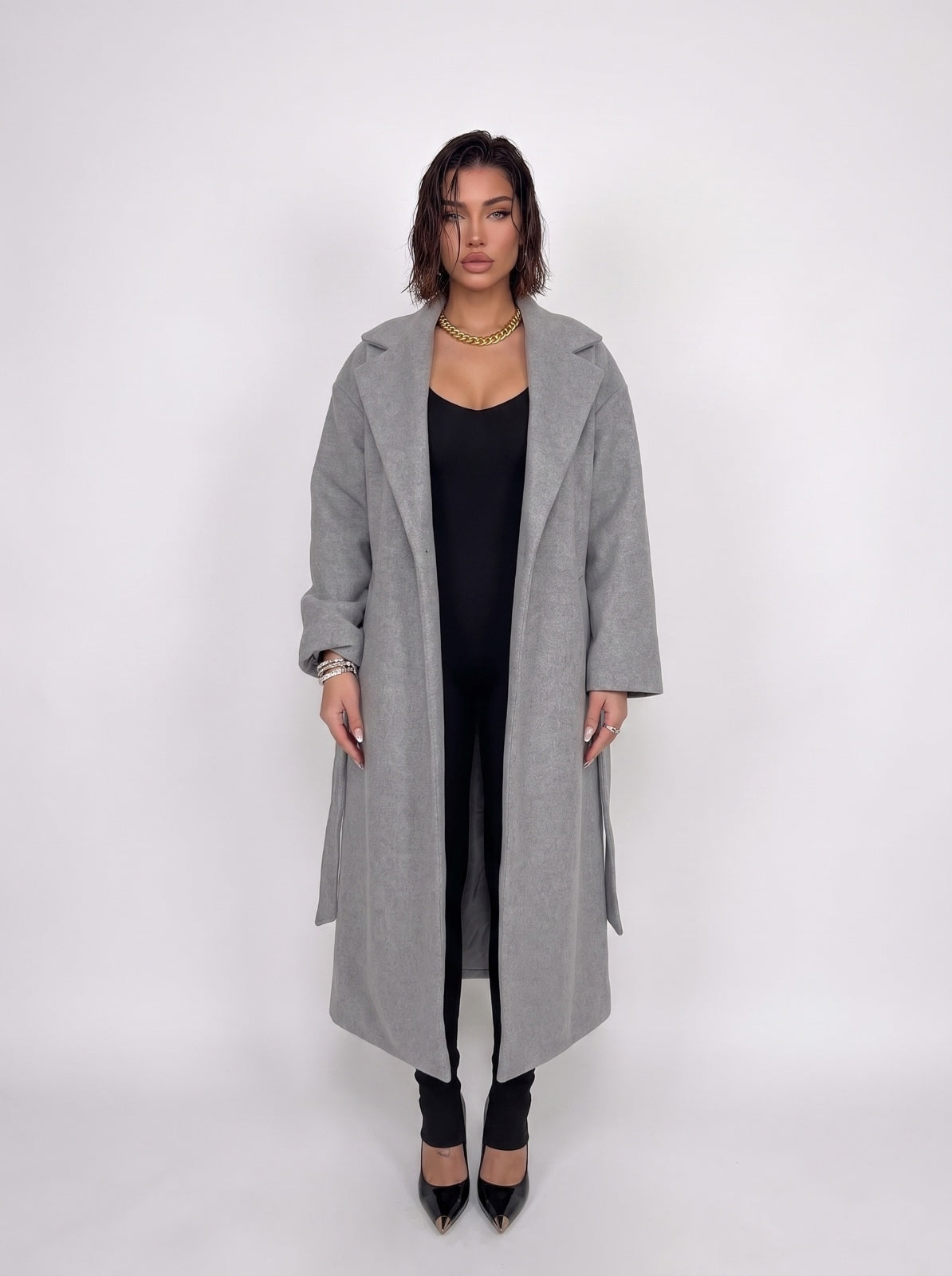 Cappotto Wrap - Grey
