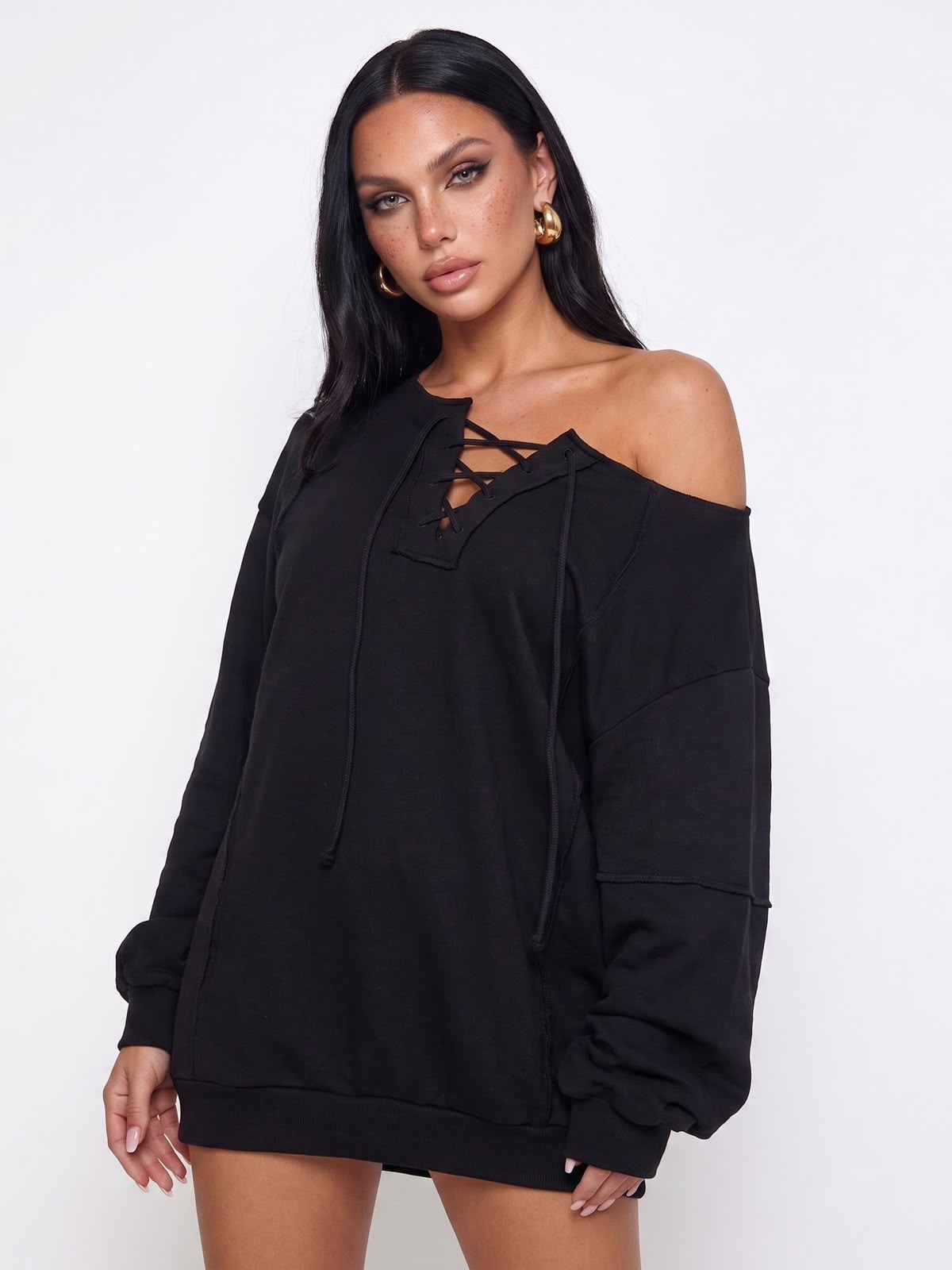 Fashionable Top - Black