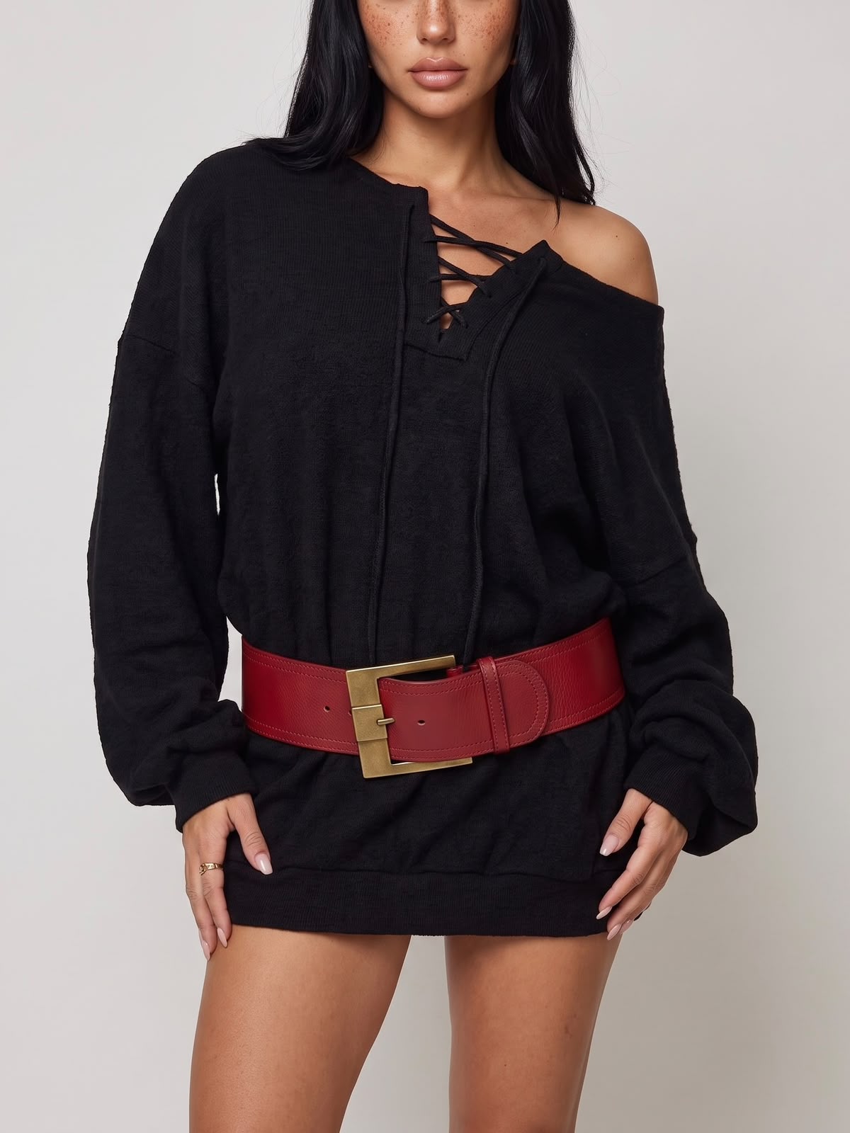 Fashionable Top - Black