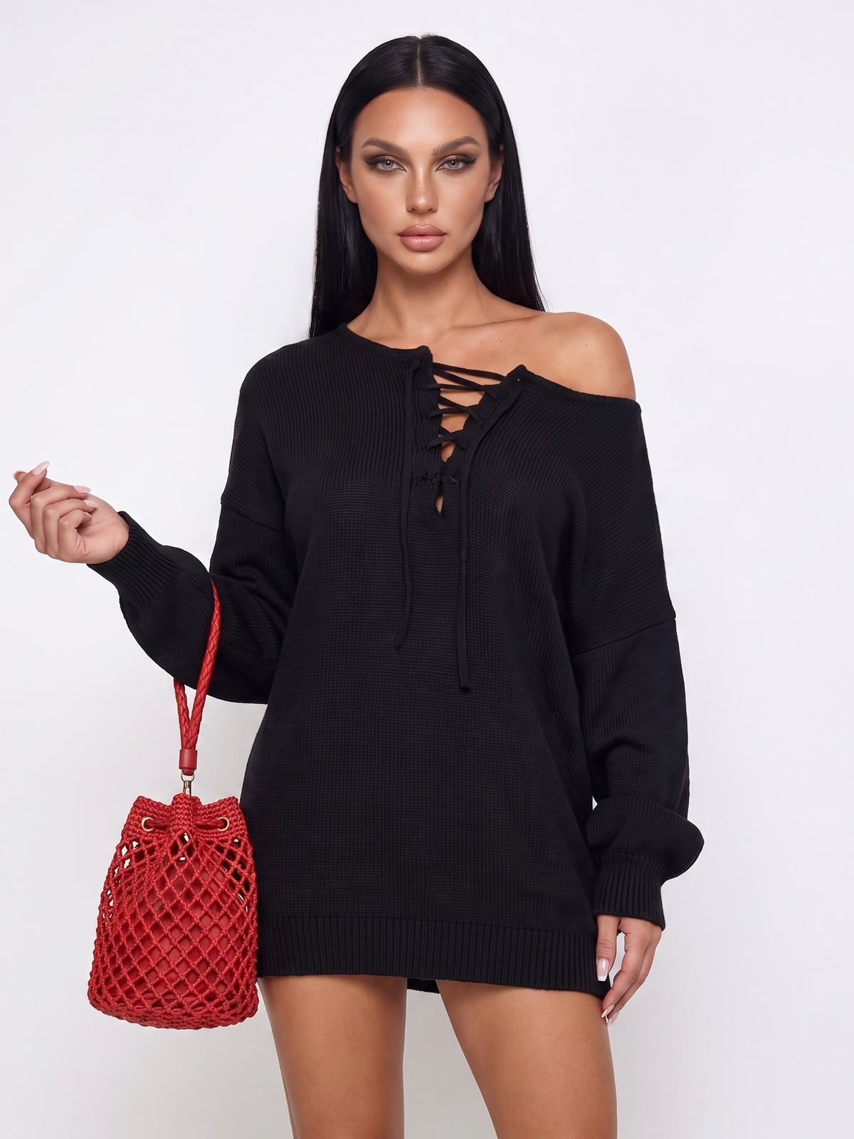 Fashionable Top - Black