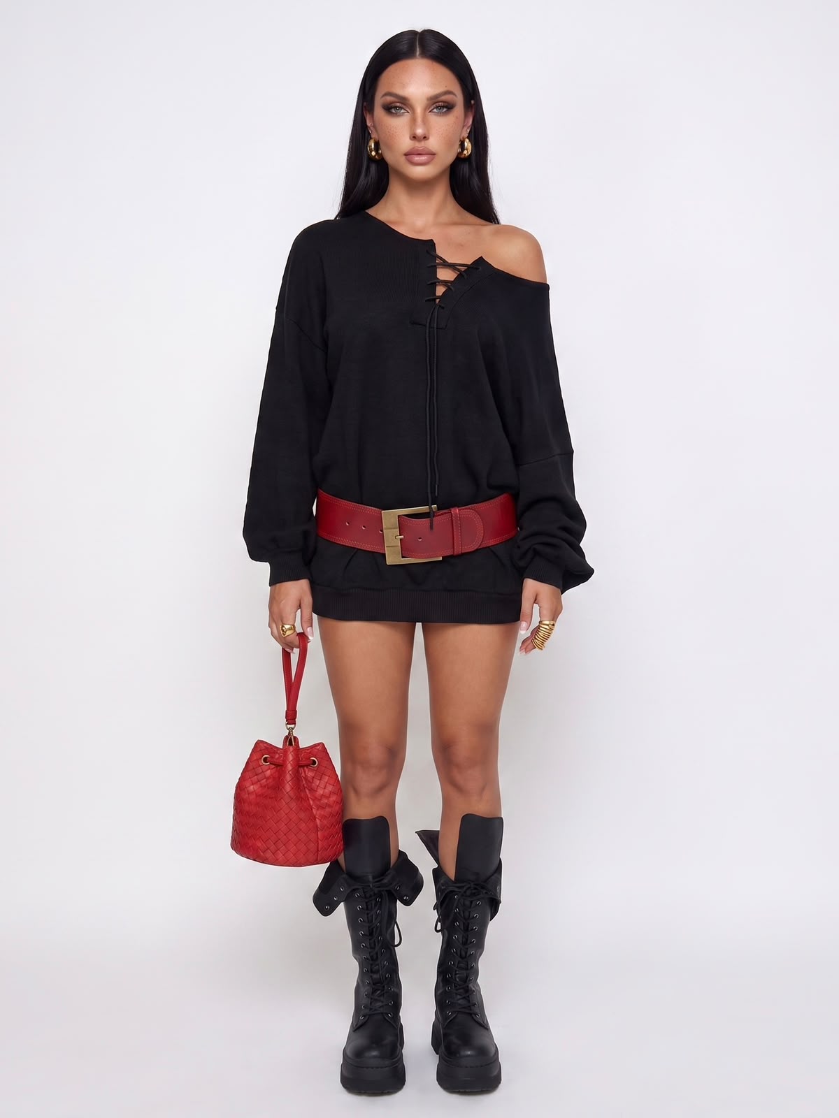 Fashionable Top - Black