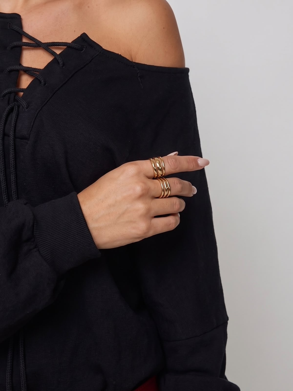 Fashionable Top - Black