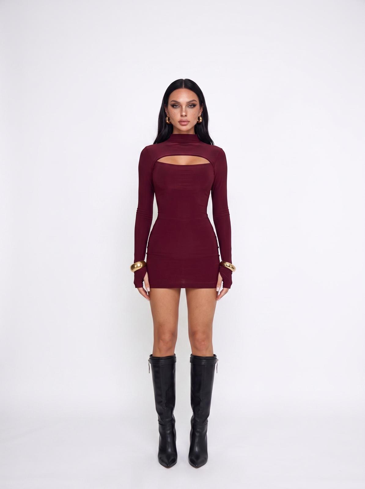 Abito Perfect Edit-Cherry Red
