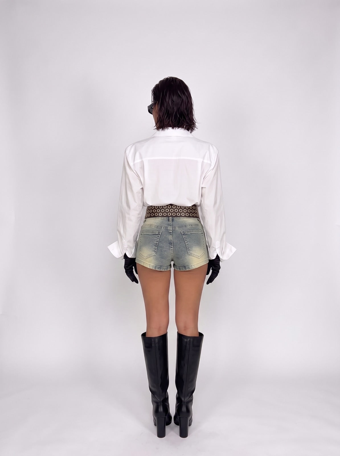 Total Look Mega Shoulder - White