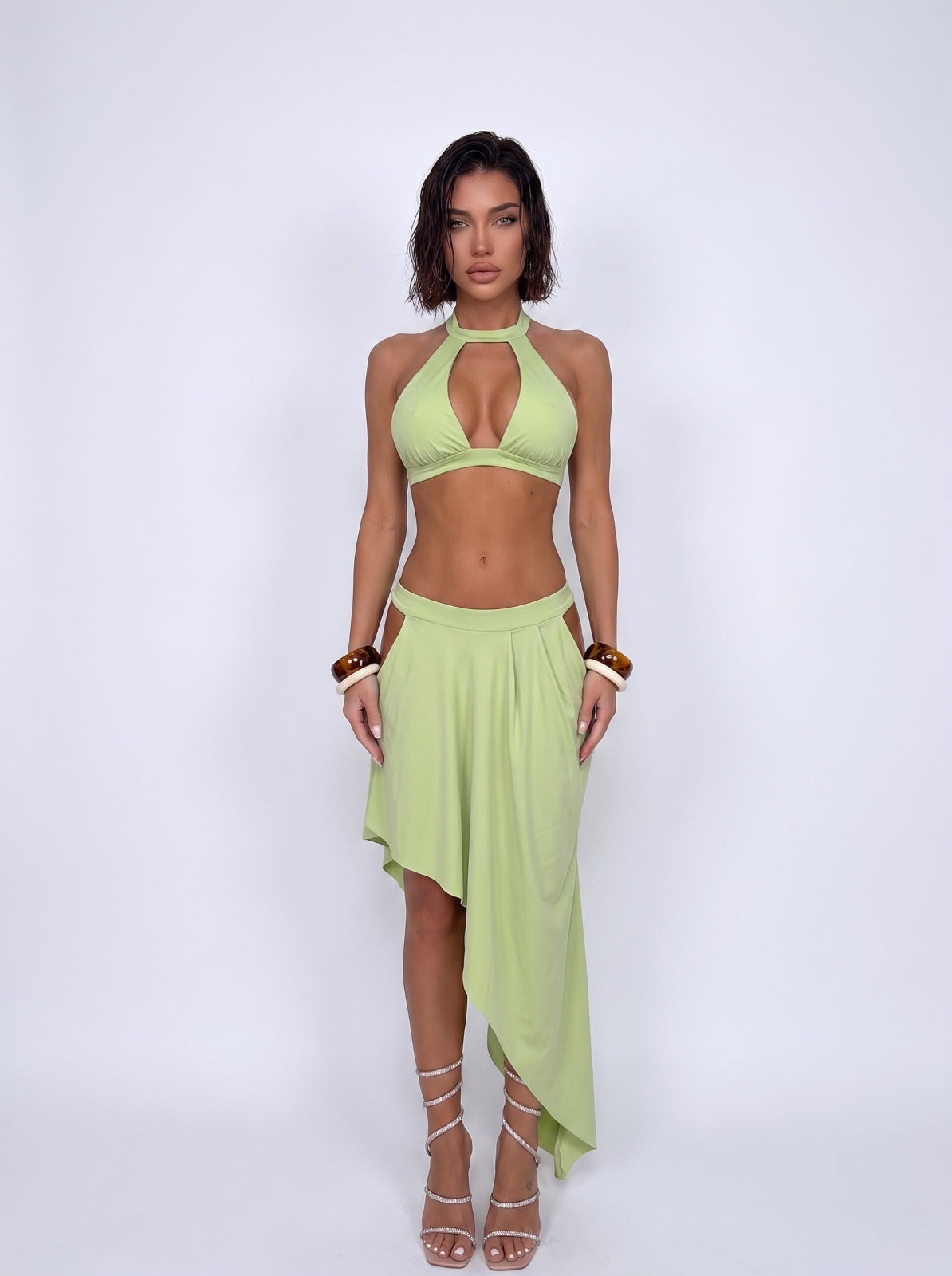 Co-ord Set Mediterranean-Green
