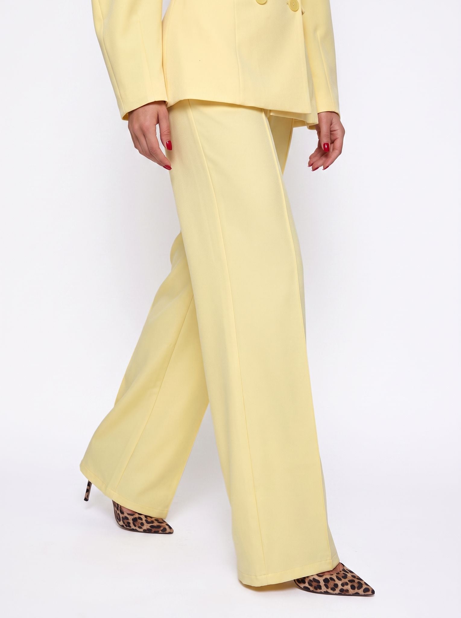 Co-ord Set Double Breasted-Yellow